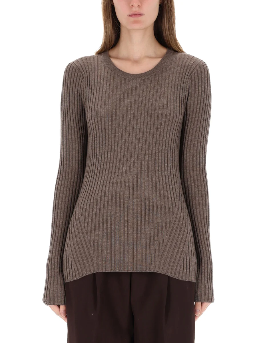 HELMUT LANG Open-back Ribbed Top