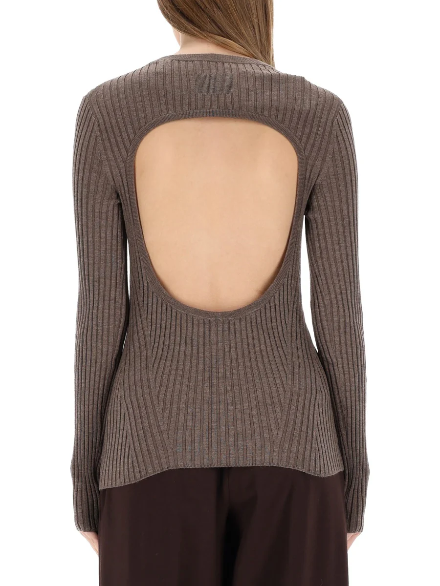 HELMUT LANG Open-back Ribbed Top - Image 7