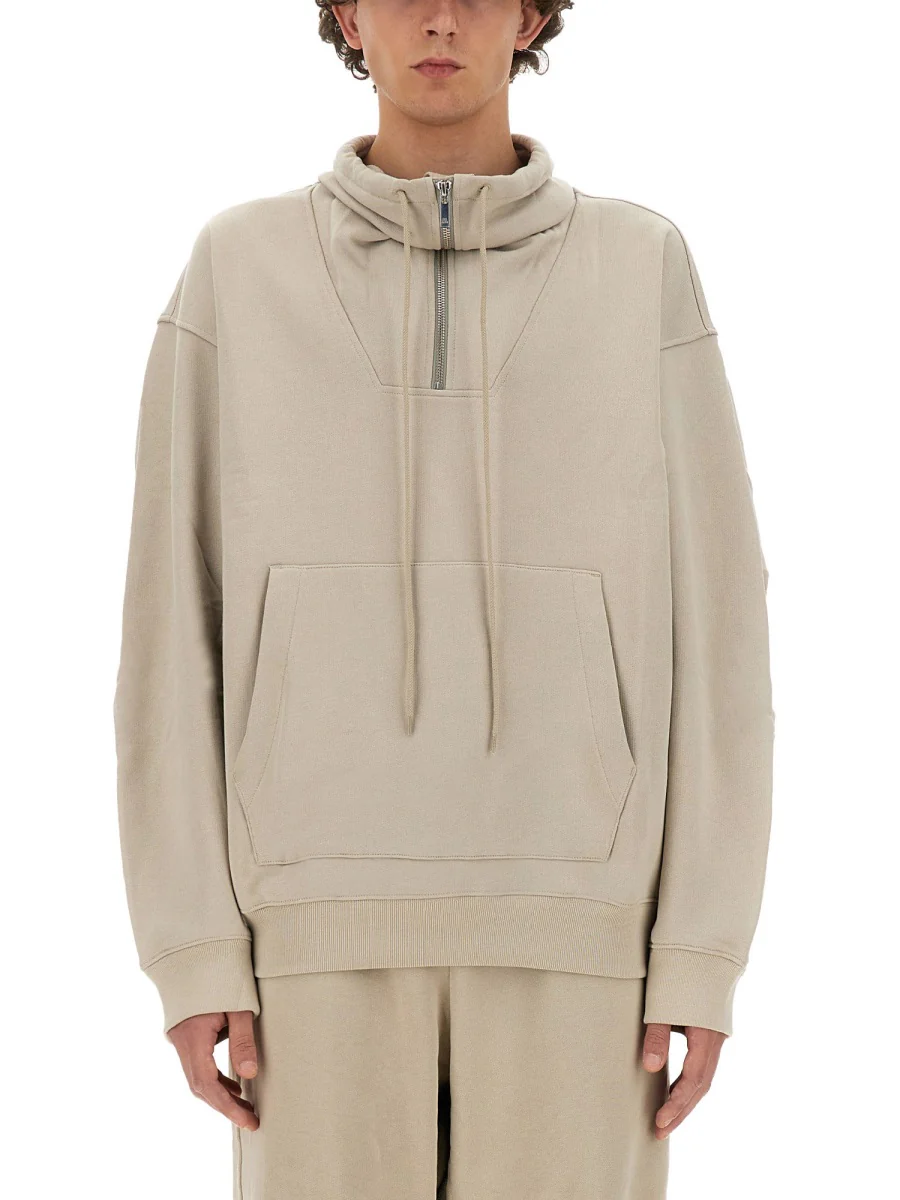 Helmut Lang Organic Cotton Zip Sweatshirt