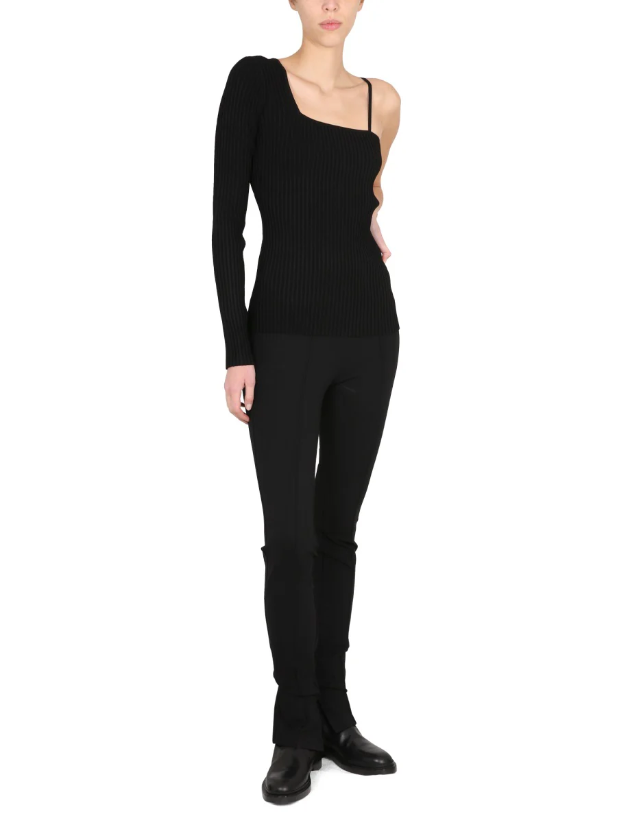 HELMUT LANG Single-sleeve Design Top - Image 2
