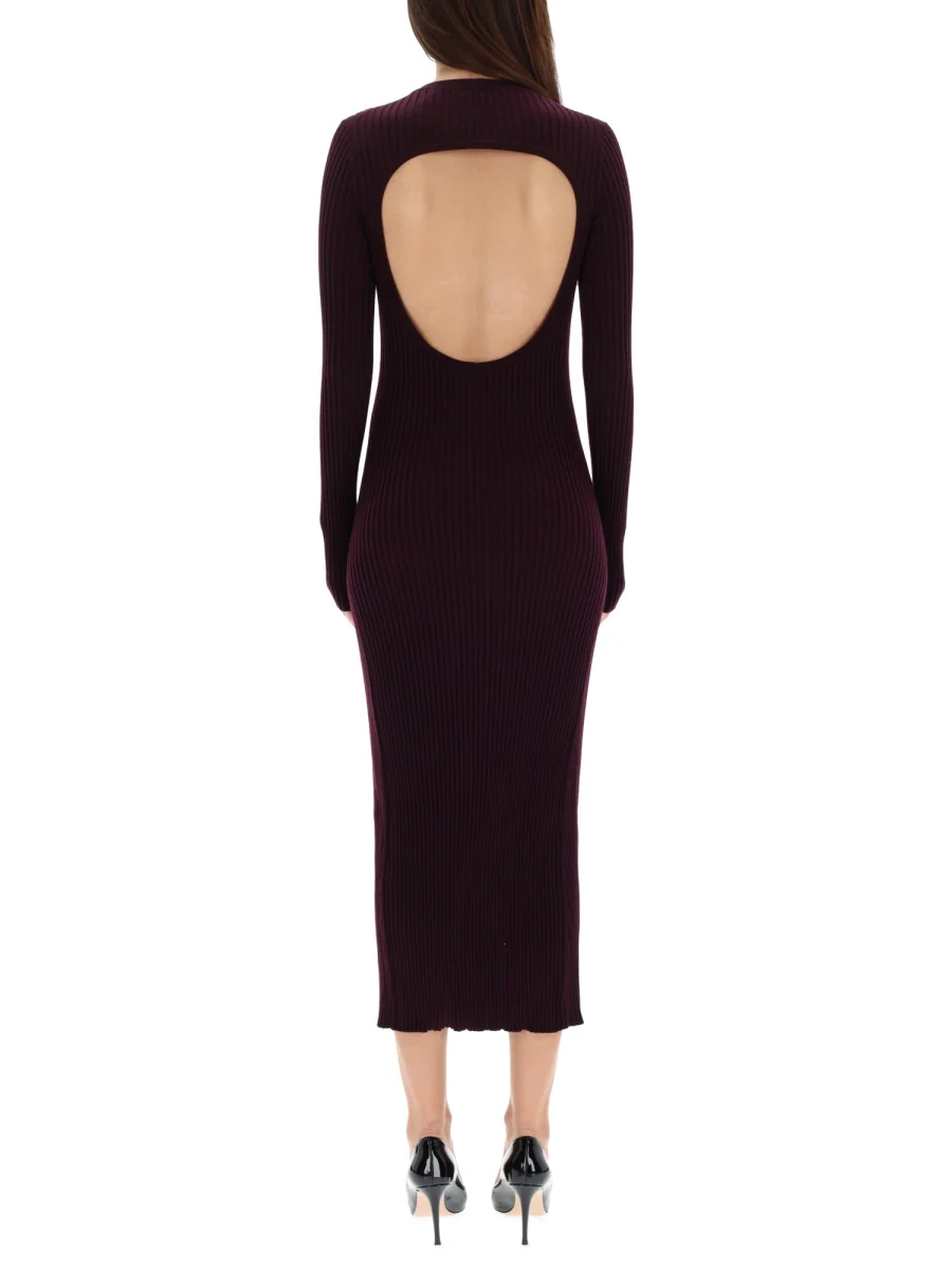 Helmut Lang Wool Dress for Women | FW25 Collection - Image 3