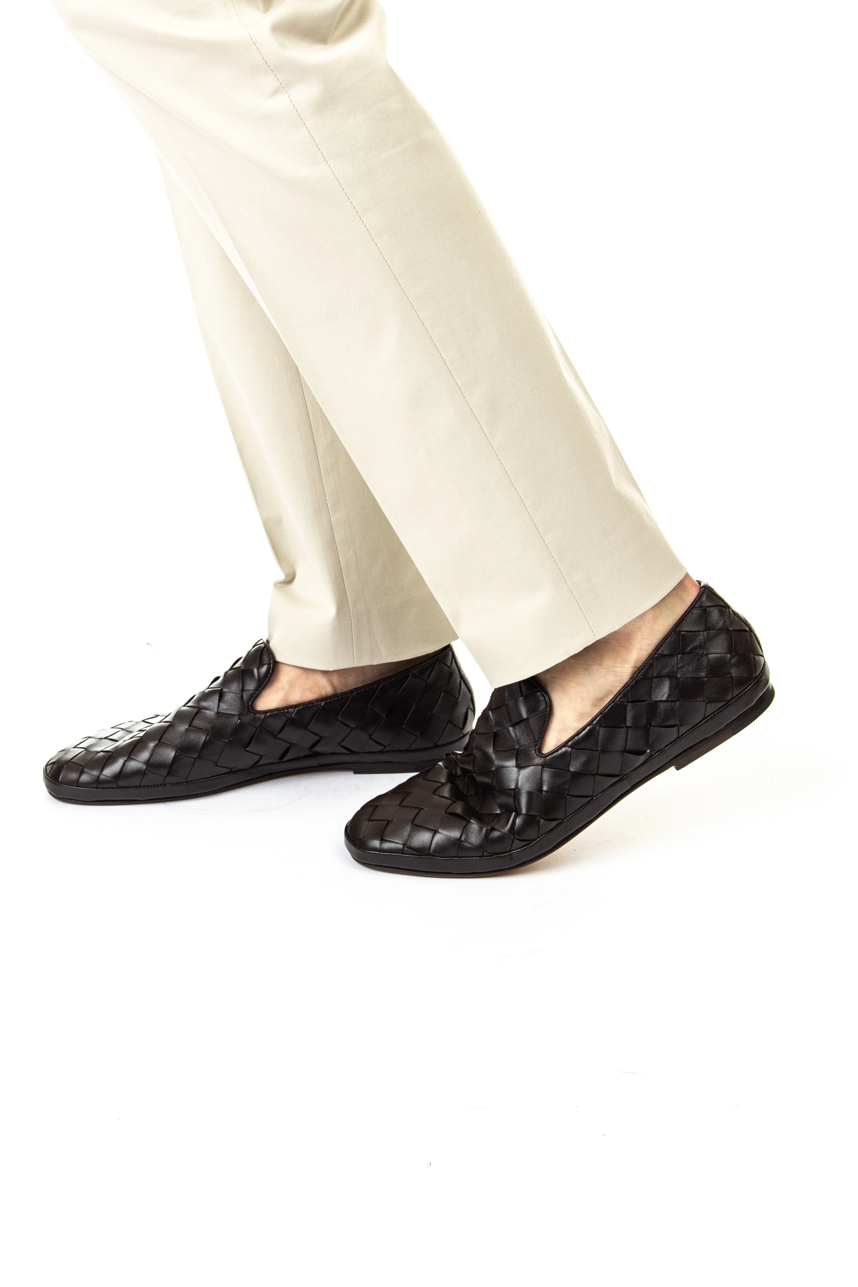 Henderson Men's Slip-on Shoes with Raised Insole - Half Size Recommendation