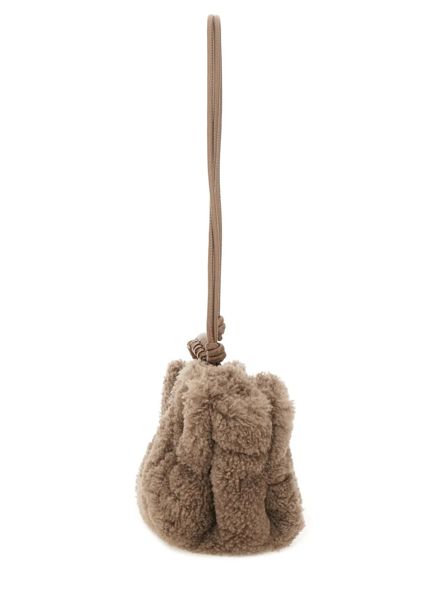 HEREU Braided Handle Shoulder Bag - Image 3