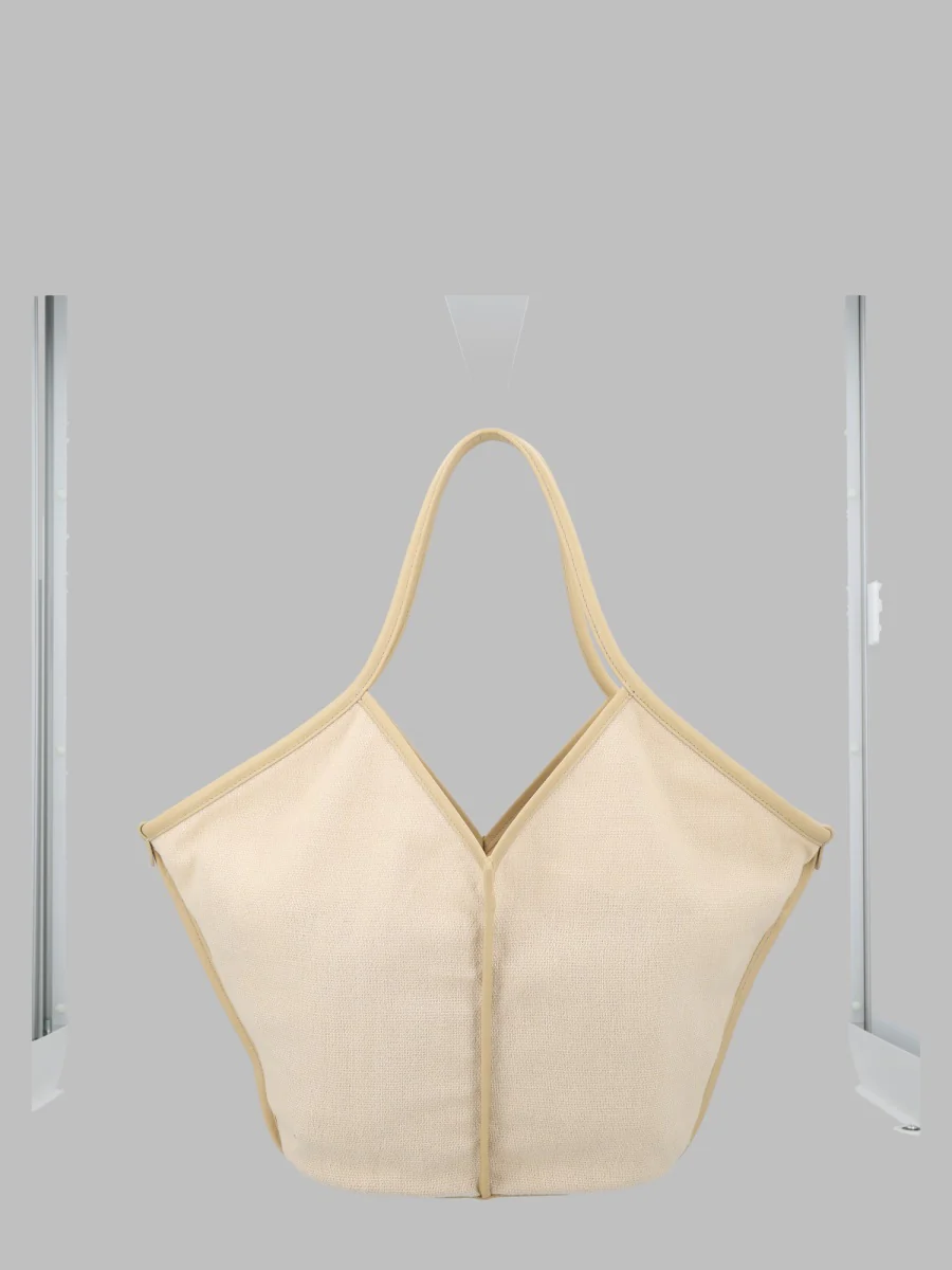 Hereu Linen Calel Shoulder Bag - 50 CM X 35 CM X 13 CM - Image 2
