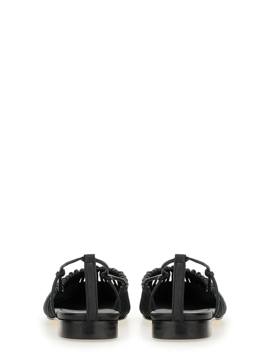HEREU Mantera Knotted Leather Sandals - Image 5
