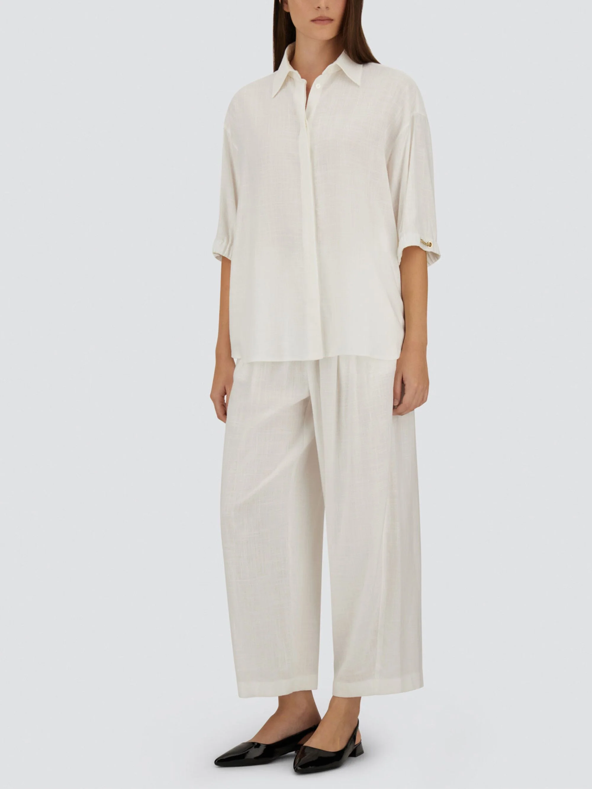 Herno Belted Wide-Leg Trousers for Women - Image 2