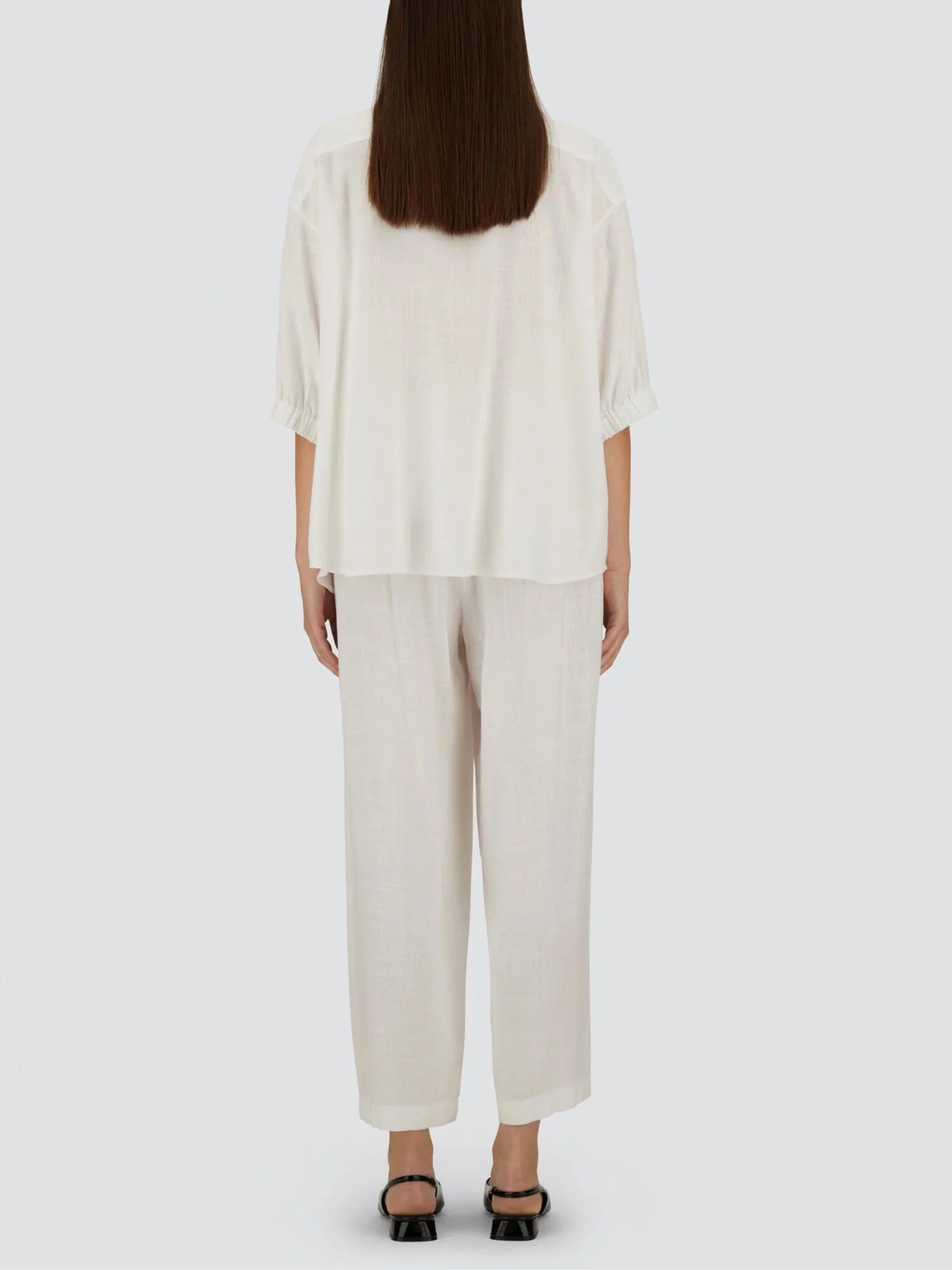 Herno Belted Wide-Leg Trousers for Women - Image 3