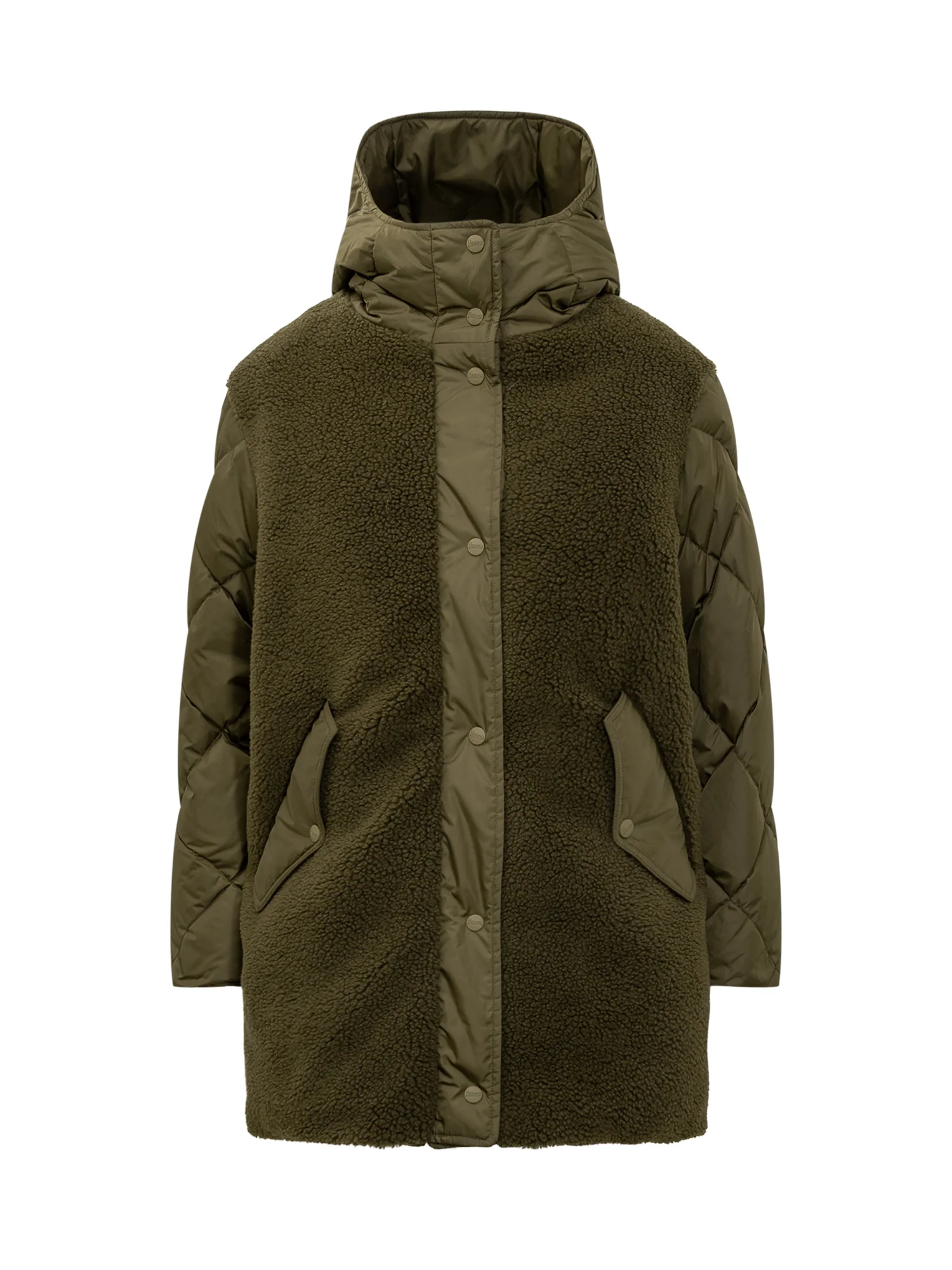 Herno Classic Military-Inspired Down Jacket