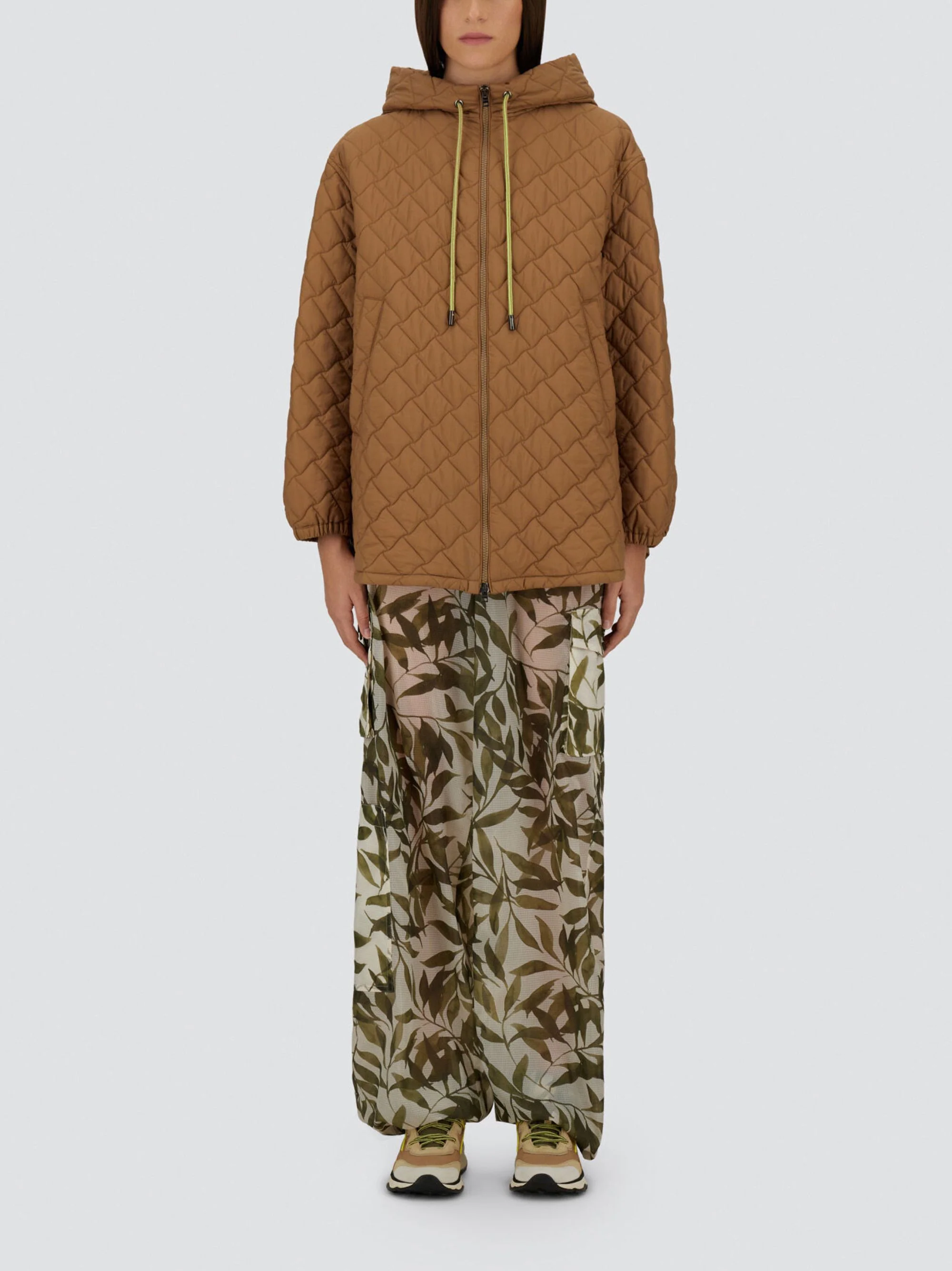 Herno Diamond Quilted Drawstring Down Jacket - Image 2