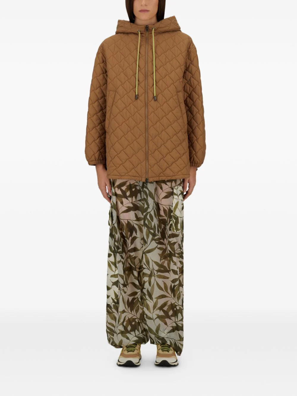 Herno Diamond Quilted Drawstring Down Jacket - Image 7