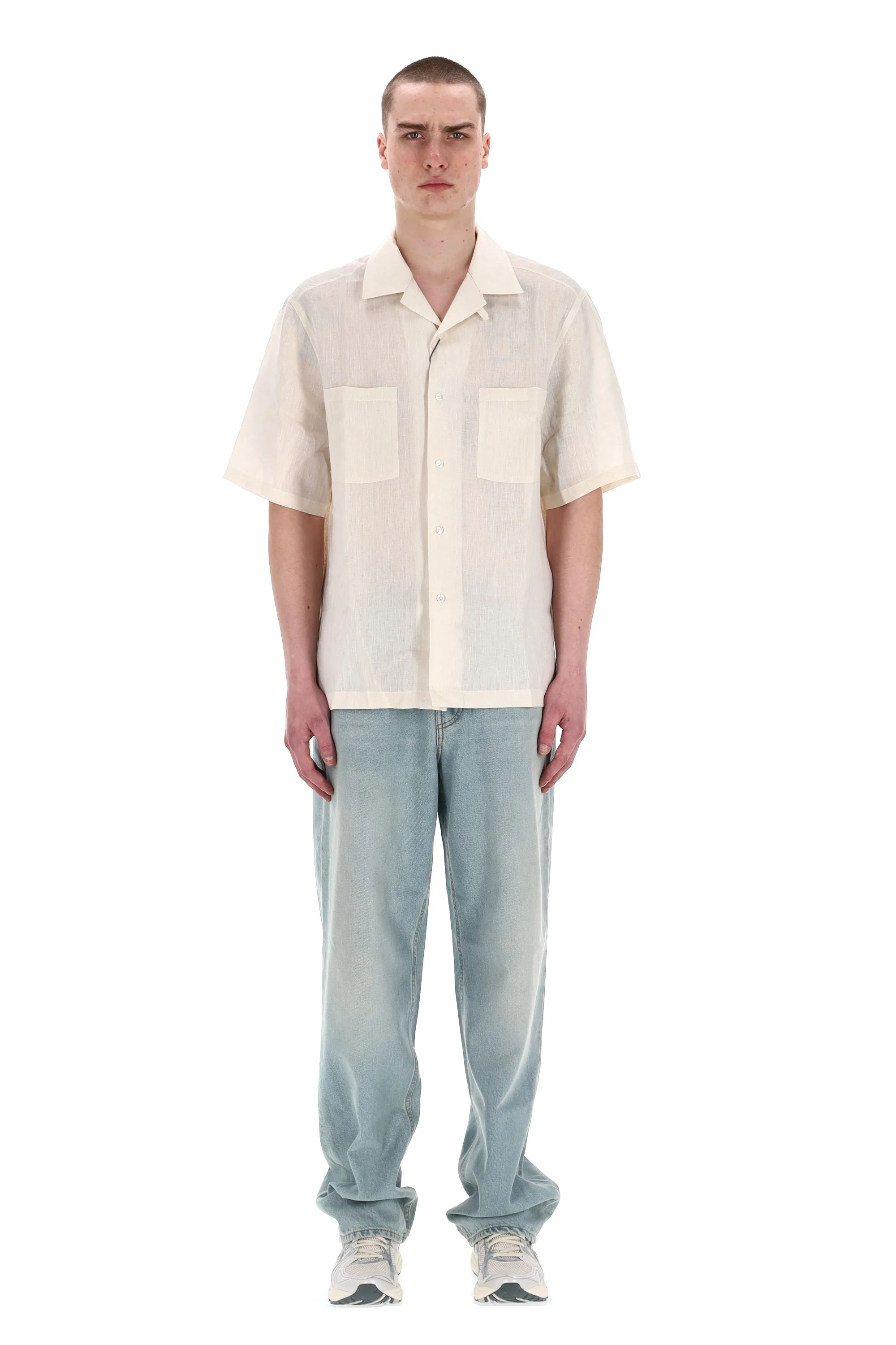 Herno Lightweight Casual Shirt for Men - Perfect for P25 Season