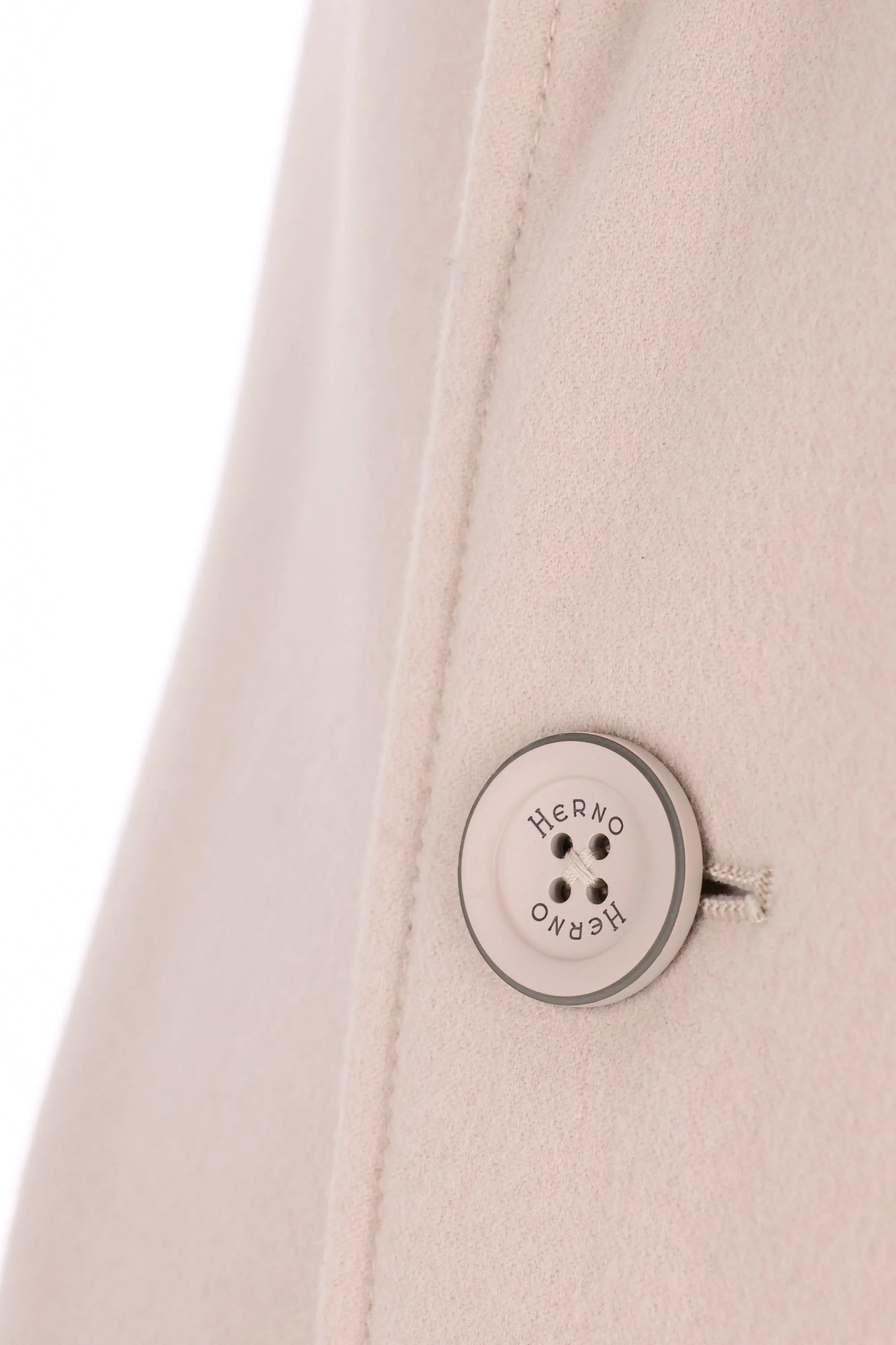 Herno Lightweight Natural Fabric Coat for Men - FW24 Collection - Image 6