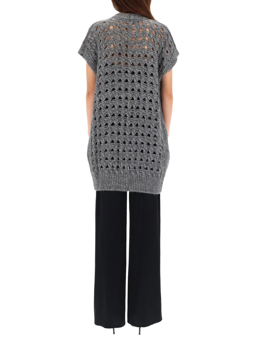 HERNO Long Sleeveless Cardigan - Image 3