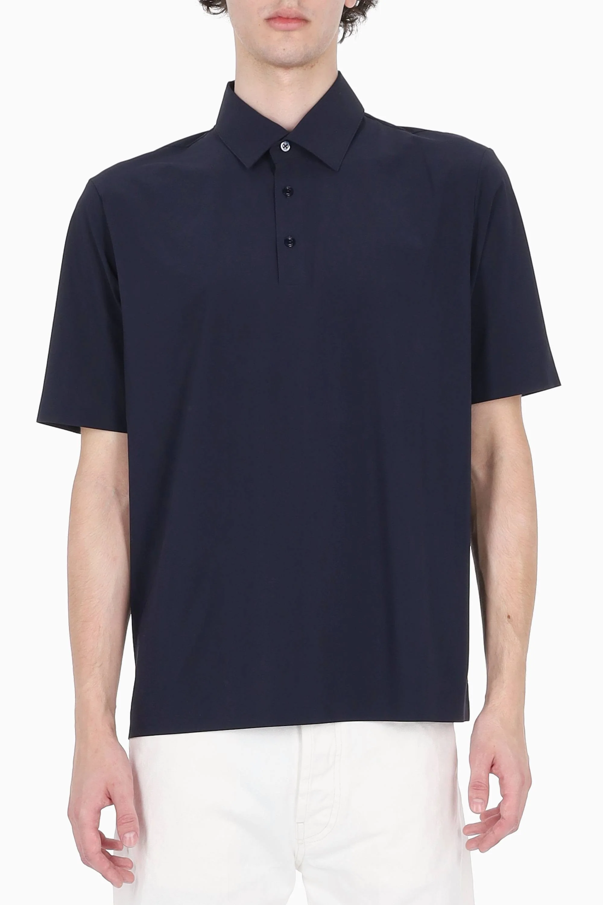 Herno Men's Classic Short Sleeve Polo