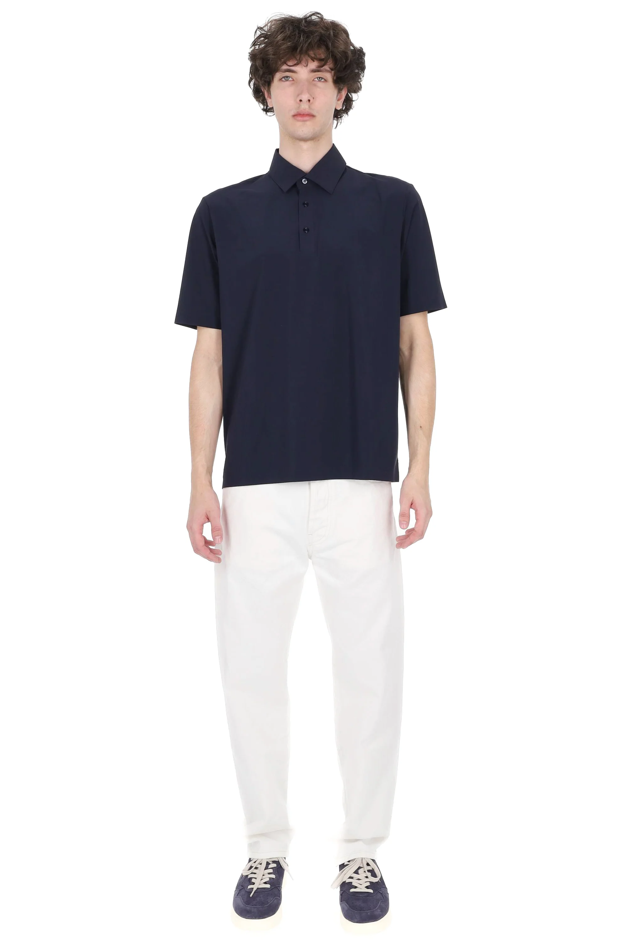 Herno Men's Classic Short Sleeve Polo - Image 2