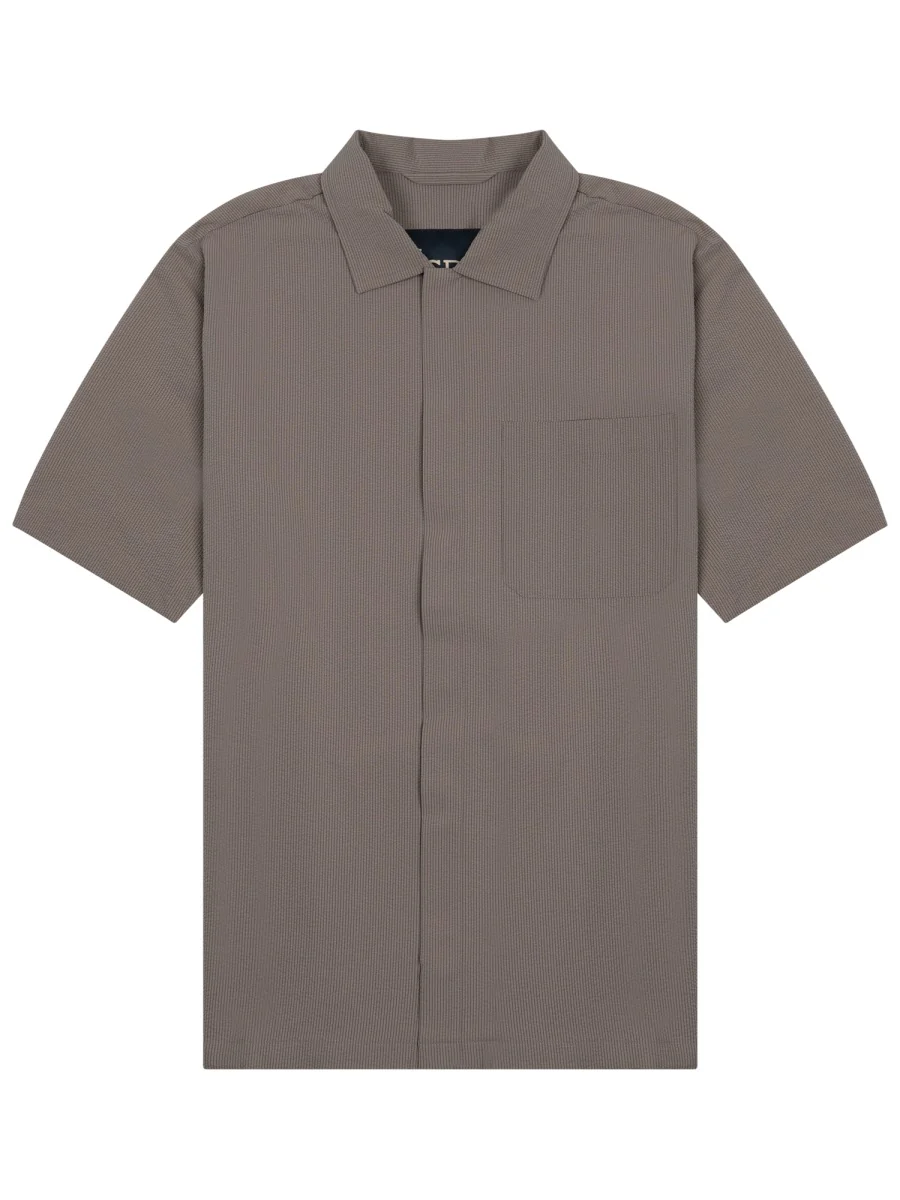 HERNO Men's Short Sleeve Casual Shirt