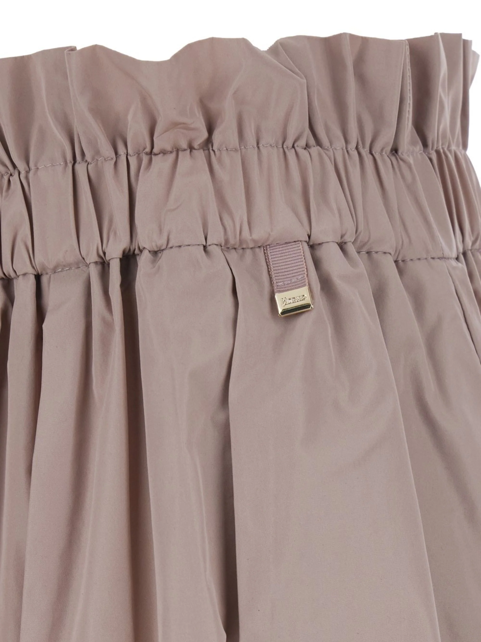 Herno Skirt with Elastic Waist and Logo Plate on the Side in Tech Fabric for Women - Image 3