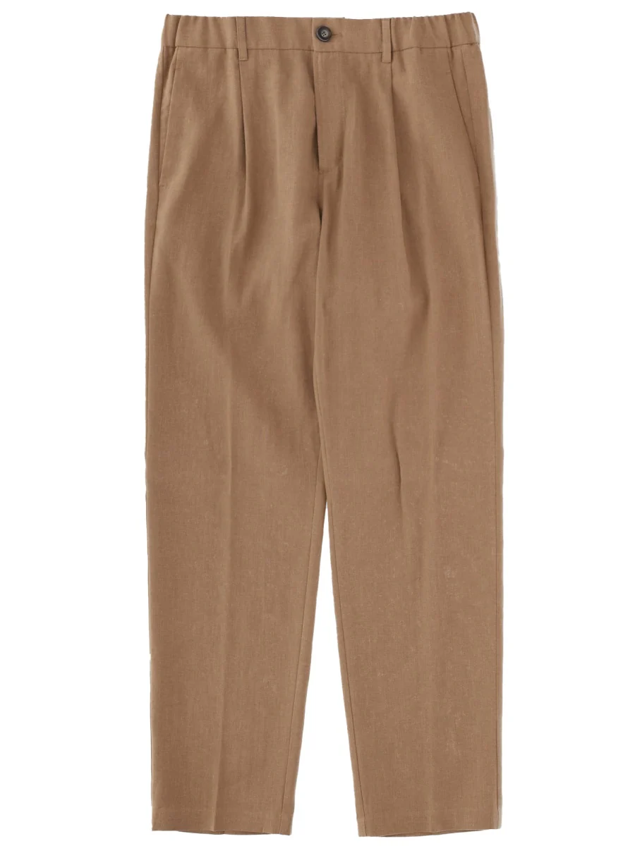 Herno Tailored Linen Trousers - Size L