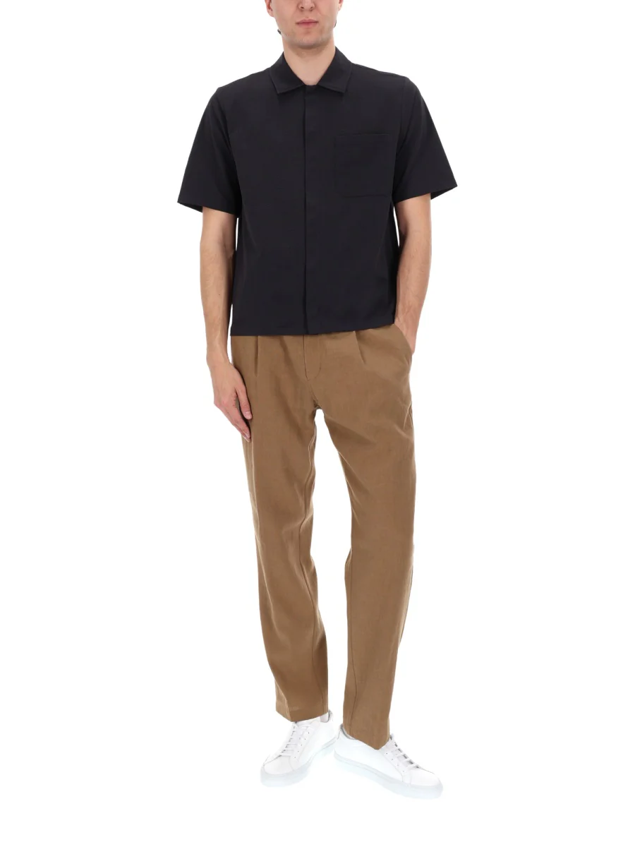 Herno Tailored Linen Trousers - Size L - Image 2