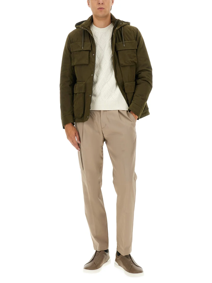 Herno Waxed Cotton Short Jacket - Size 48 - Image 2