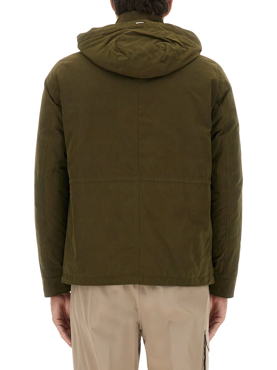 Herno Waxed Cotton Short Jacket - Size 48 - Image 3