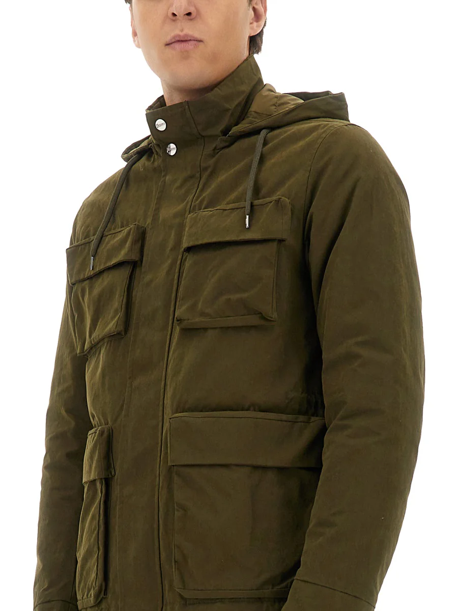 Herno Waxed Cotton Short Jacket - Size 48 - Image 4
