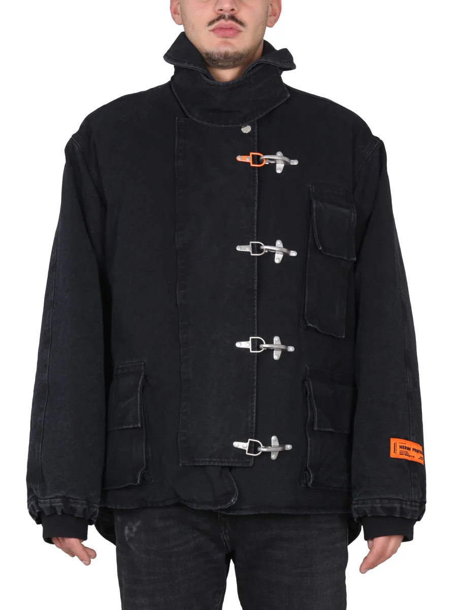 HERON PRESTON Toggle-fastening Canvas Jacket