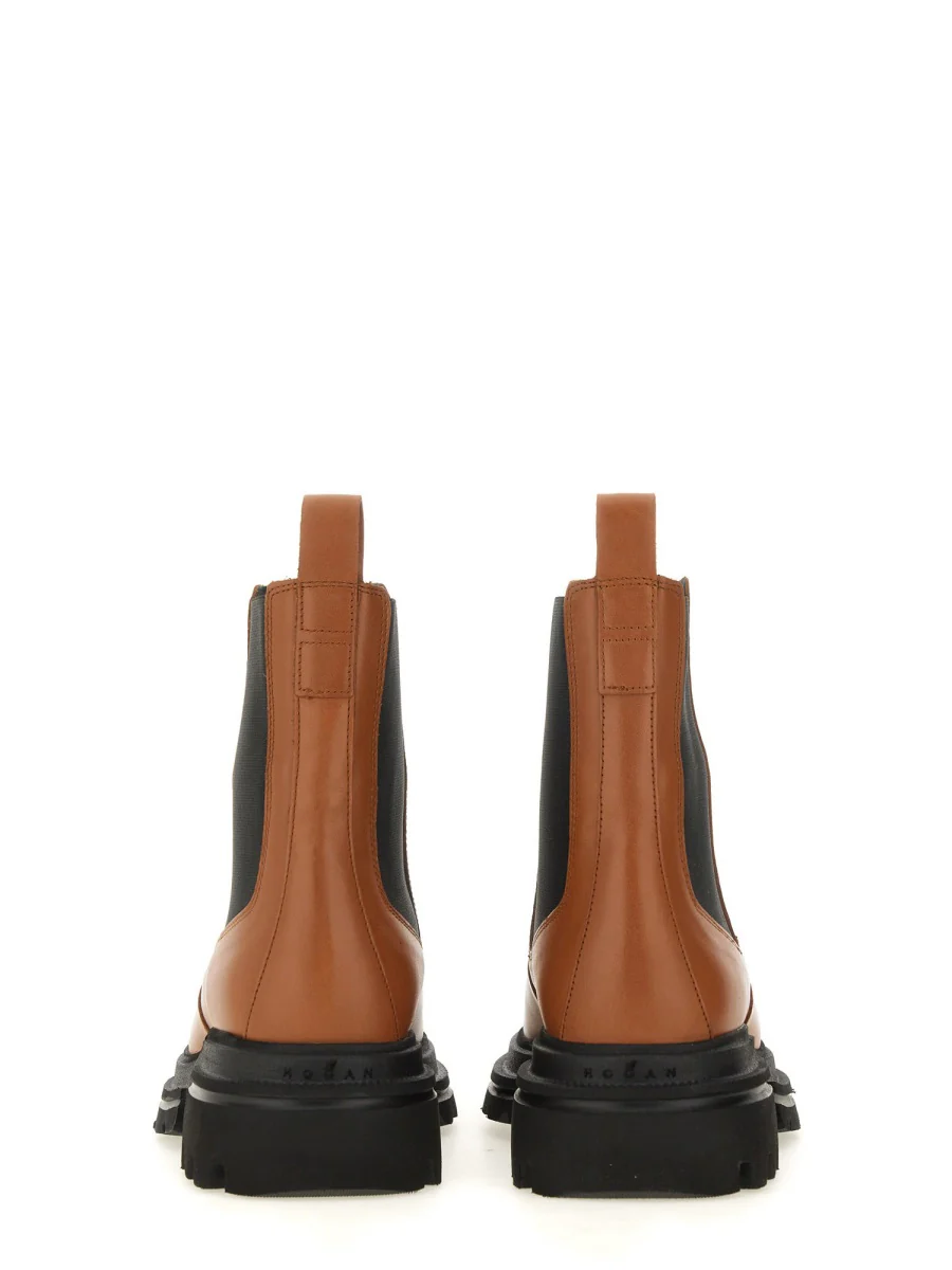 HOGAN Leather Chelsea Ankle Boots - Image 3