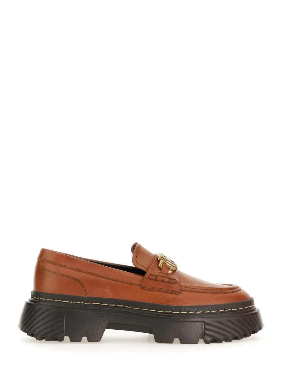 HOGAN Leather Moccasin H619