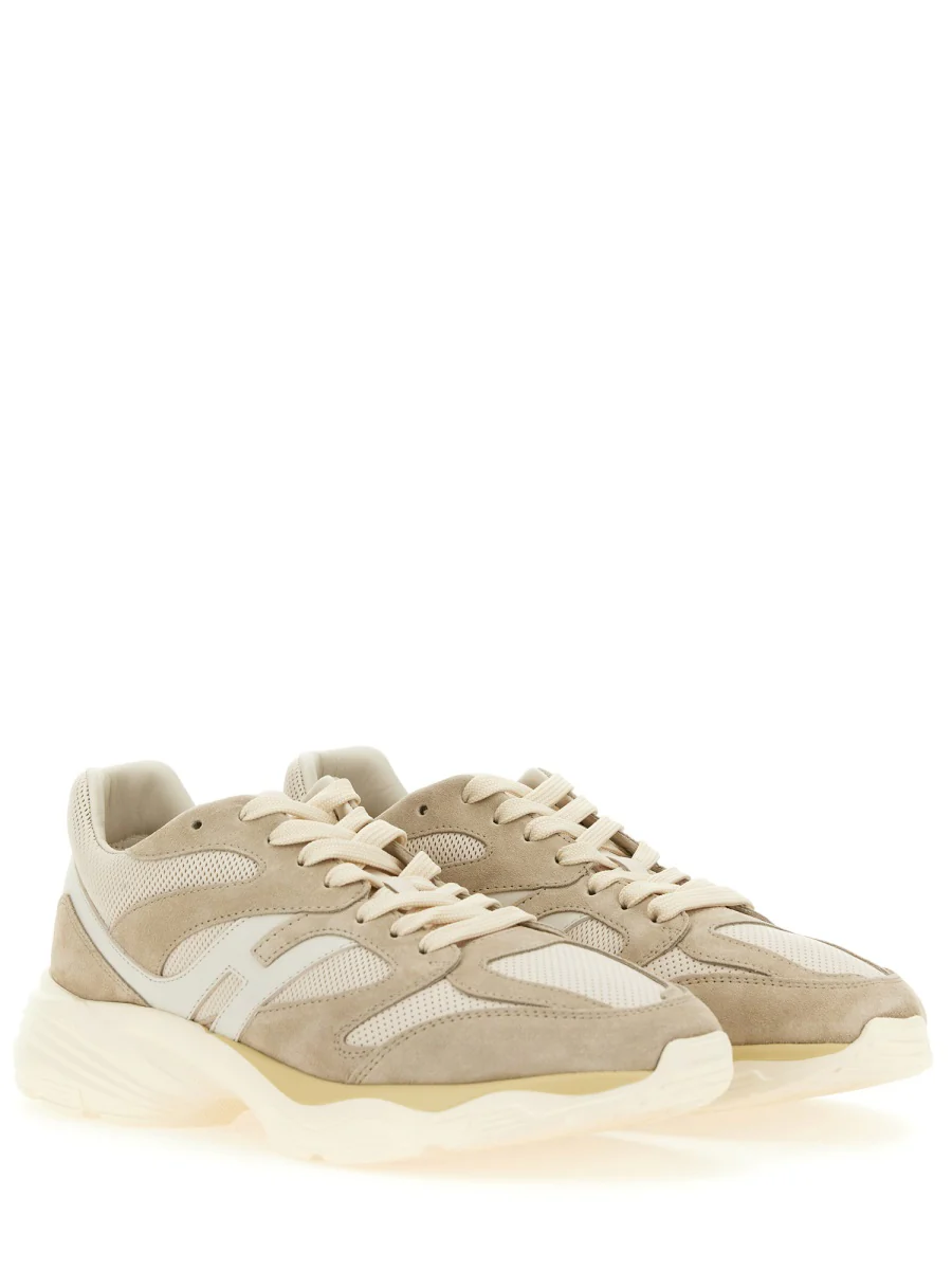 HOGAN Men Shoes Suede and Leather H665 Sneaker - Image 2