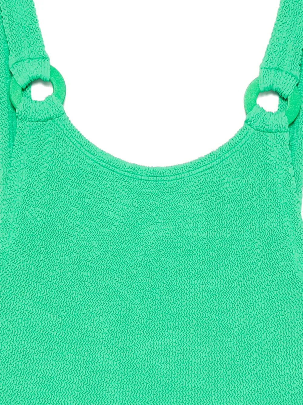 Hunza Mini Crinkled Finish Scoop Neck Dress with Thin Straps - Image 3