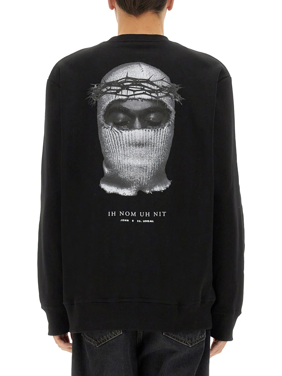 IH NOM UH NIT Crown Mask Print Sweatshirt - Image 7