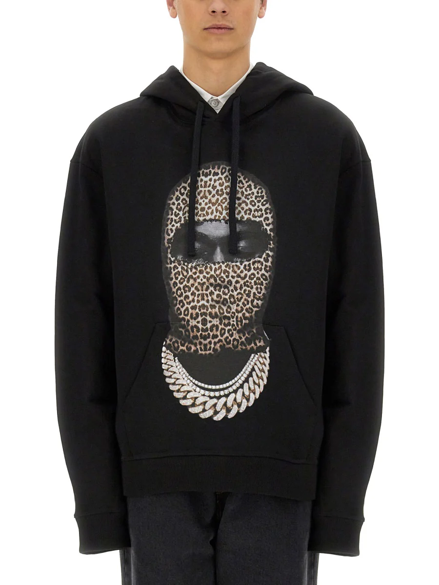 IH NOM UH NIT Leopard Mask Print Sweatshirt - Image 5