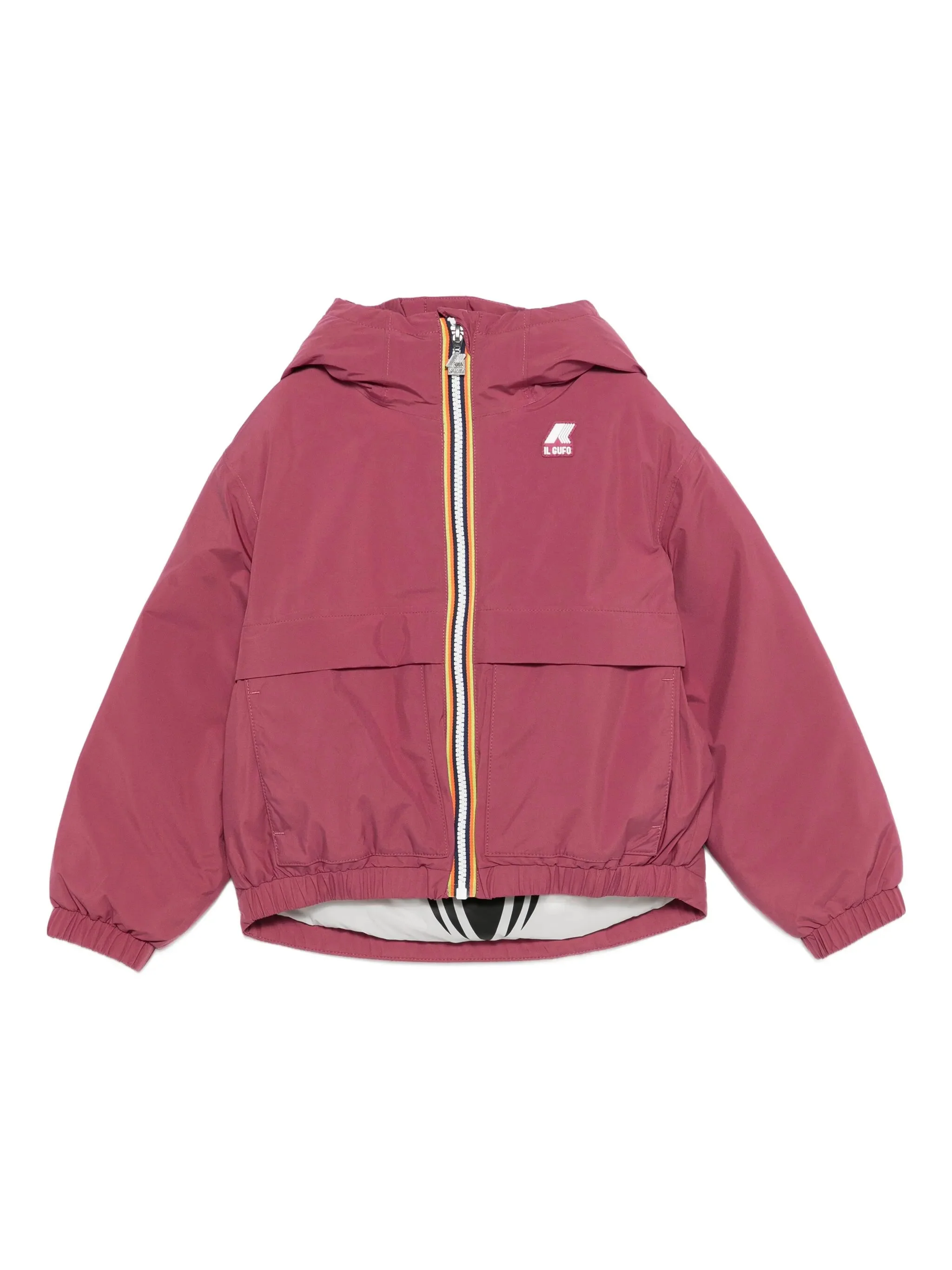 Il Gufo Mini Front Zip Jacket with Snap-Button Closure
