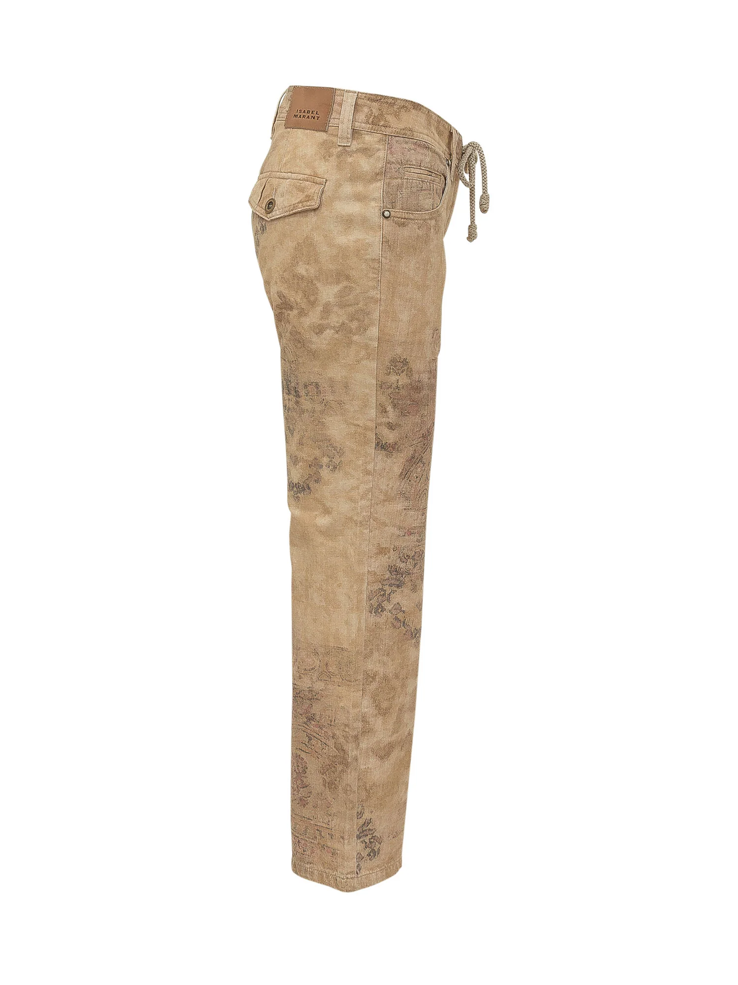 Isabel Marant Chic Paint Trousers with Pocket Detail - Image 3