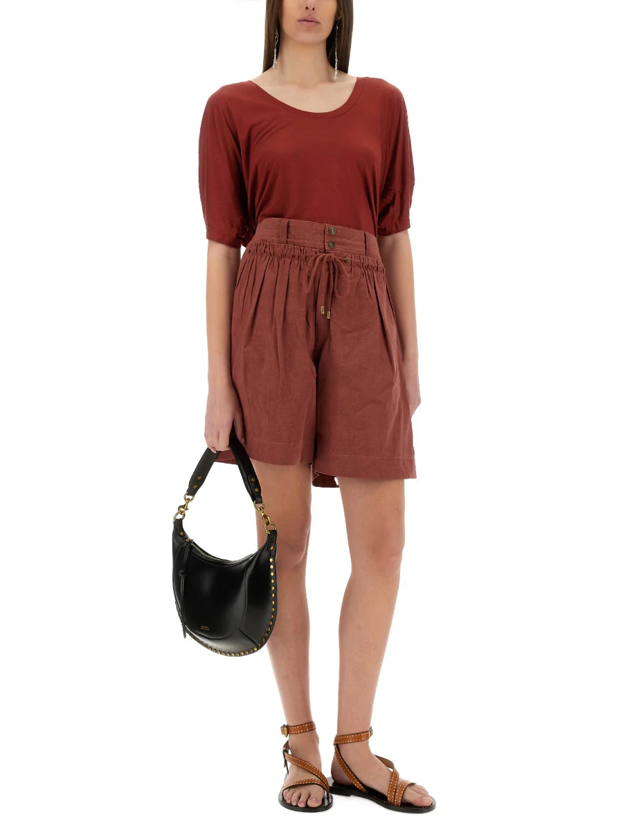 ISABEL MARANT Ingrid Cotton Shorts - Image 2