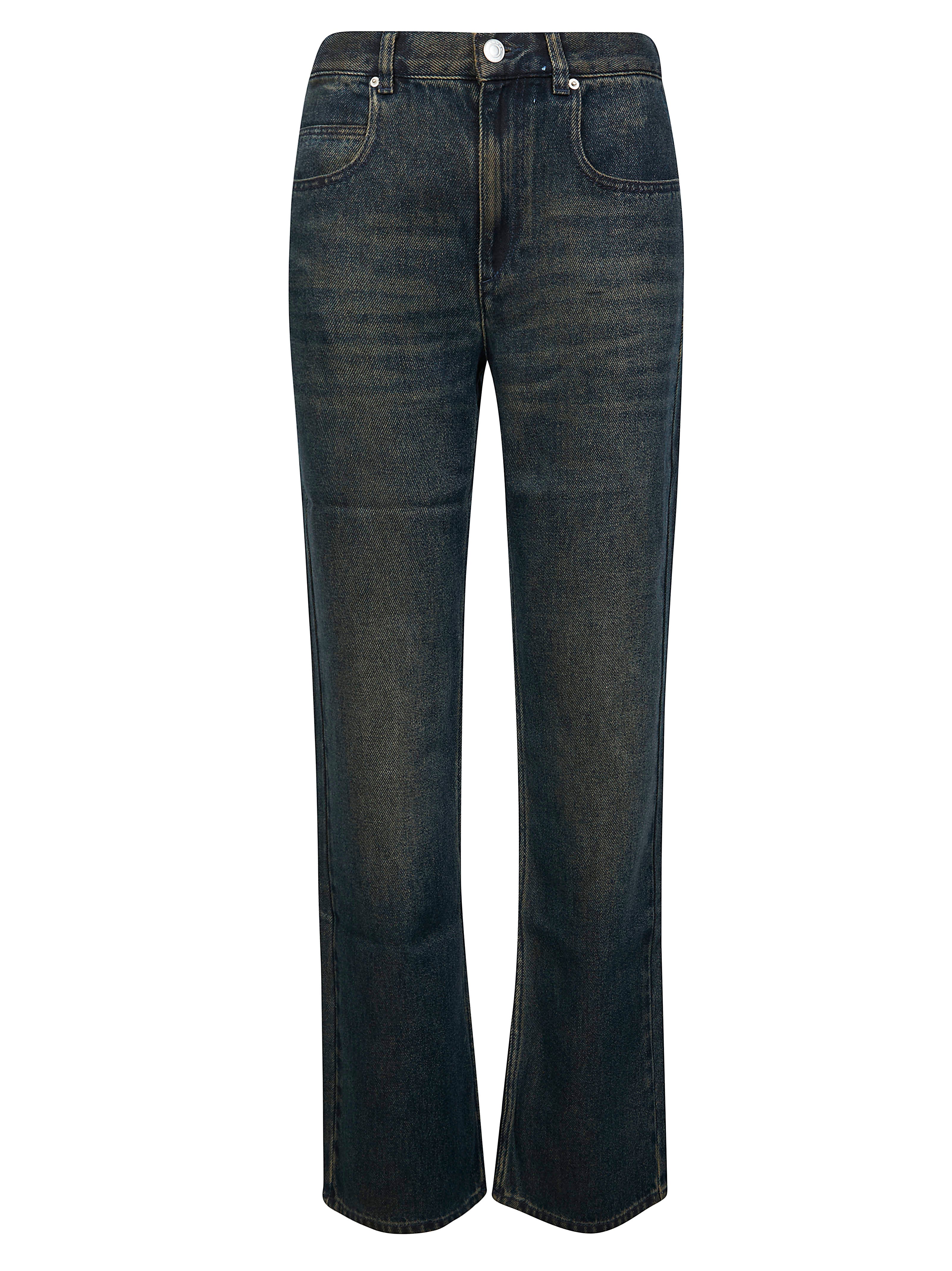 Isabel Marant Logo Patch Flared Jeans
