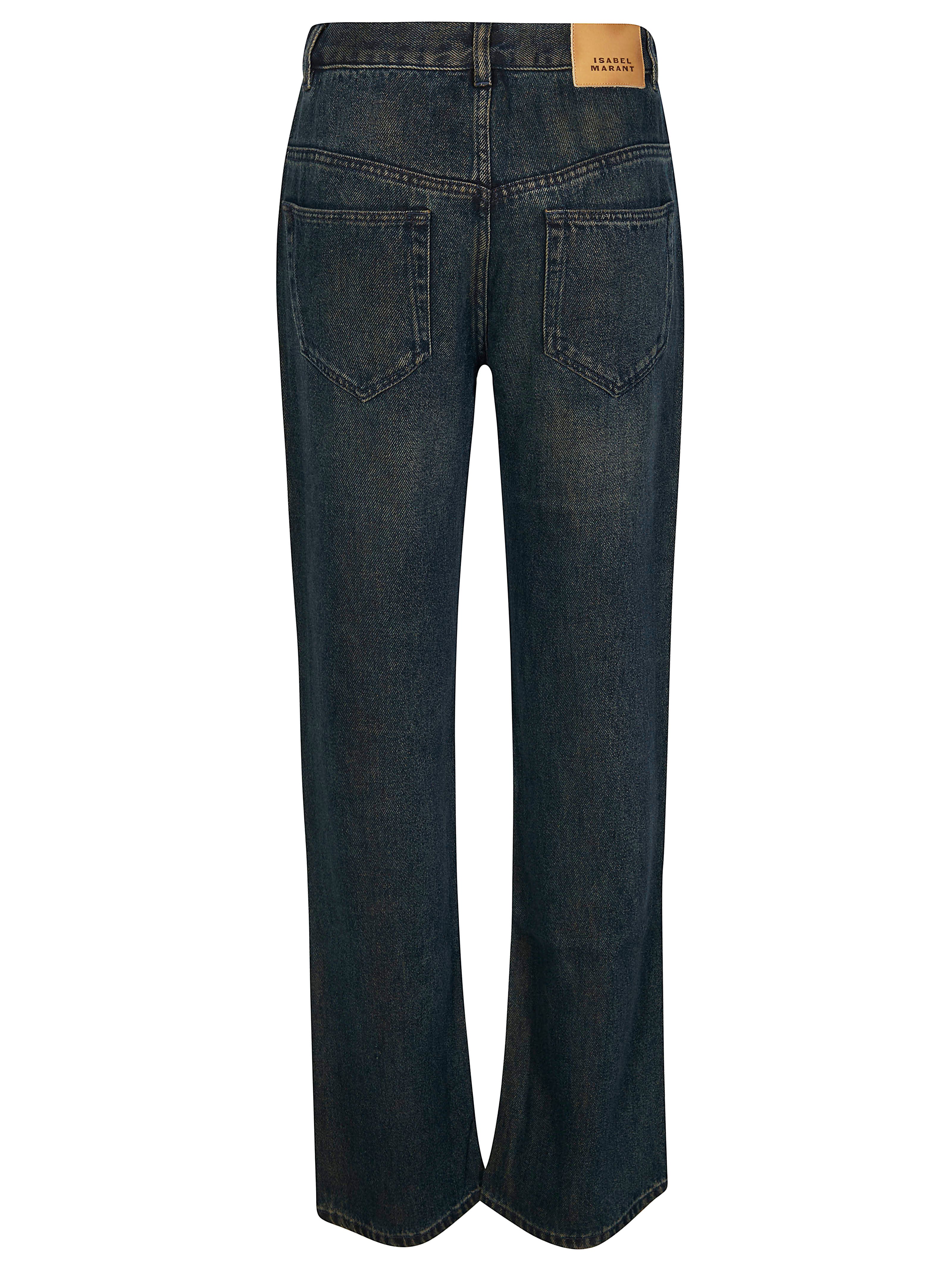 Isabel Marant Logo Patch Flared Jeans - Image 2