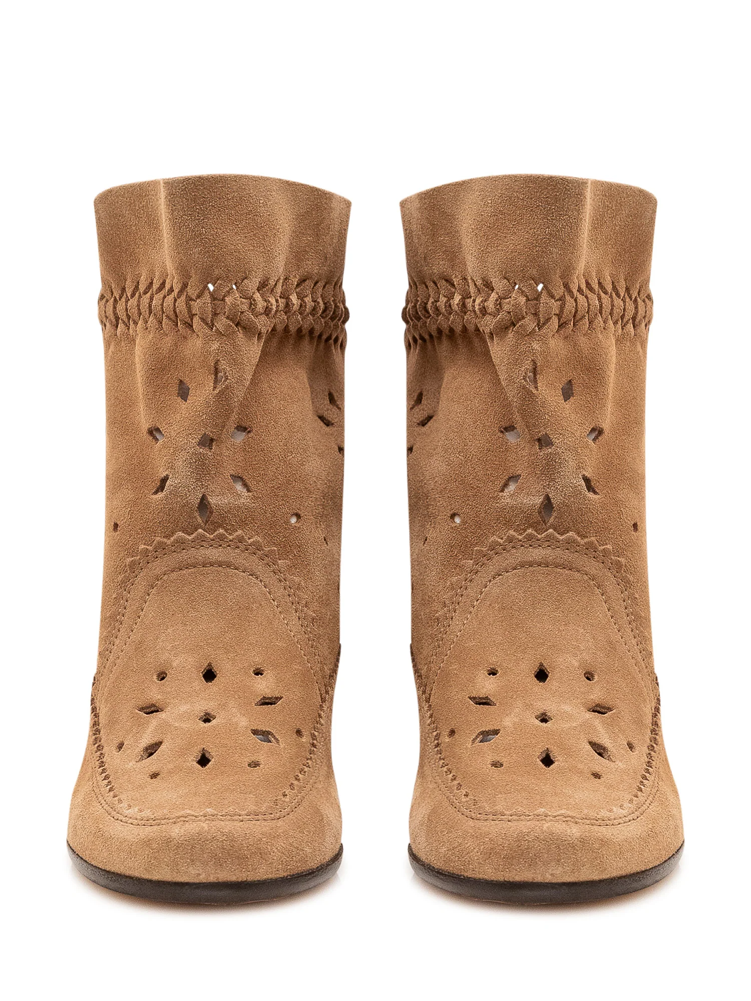 Isabel Marant Mini Ankle Boot with Cutouts and Tassels - Image 2