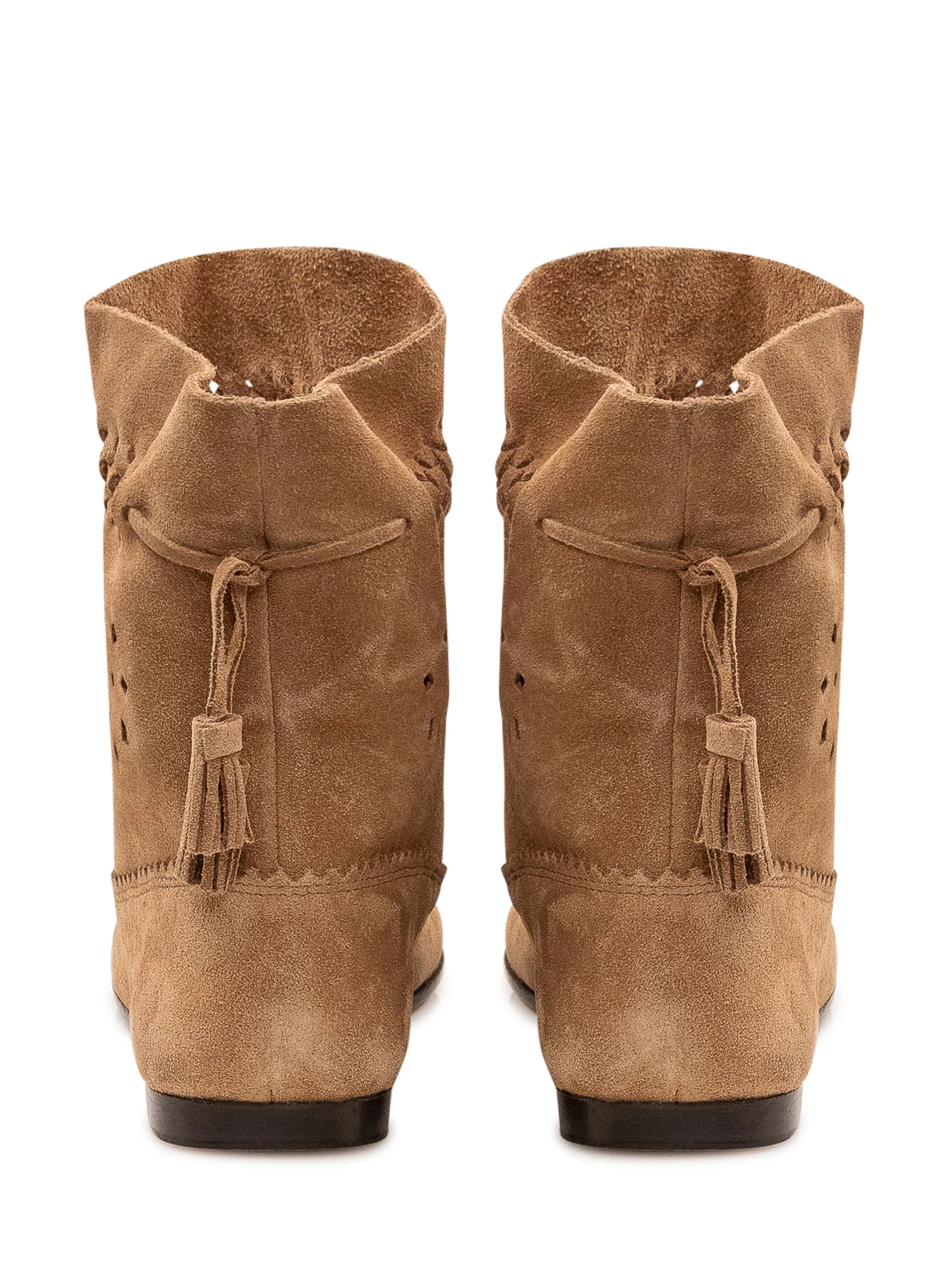 Isabel Marant Mini Ankle Boot with Cutouts and Tassels - Image 3