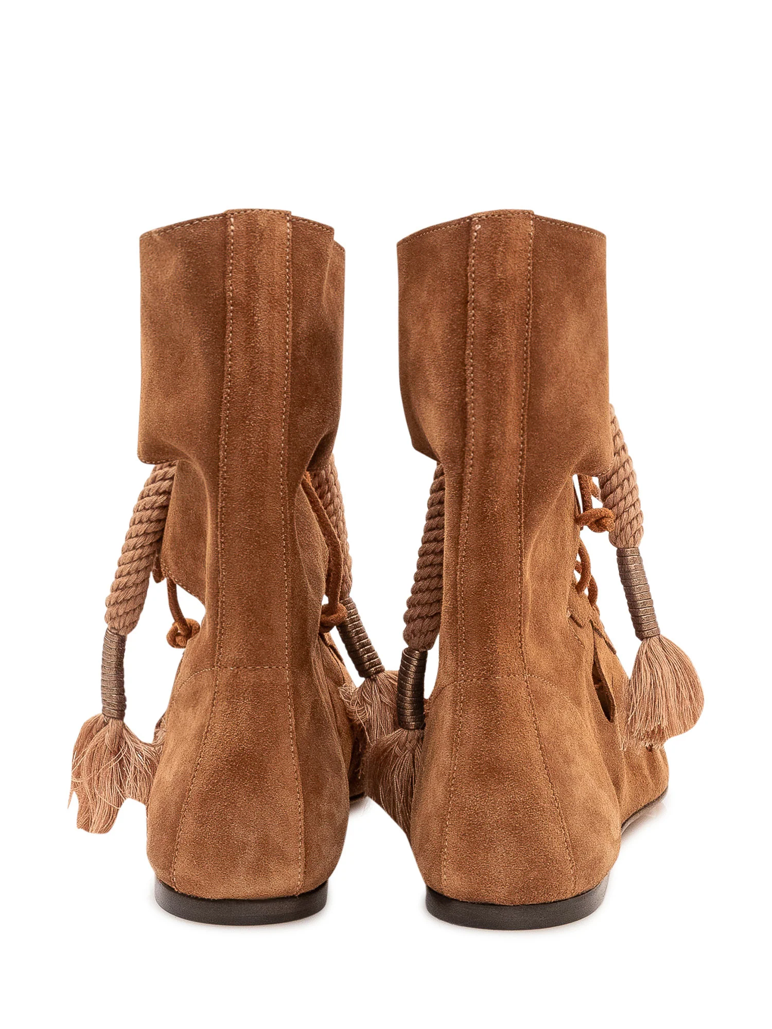 Isabel Marant Mini Ankle Boots with Fringe and Decorative Elements - Image 3