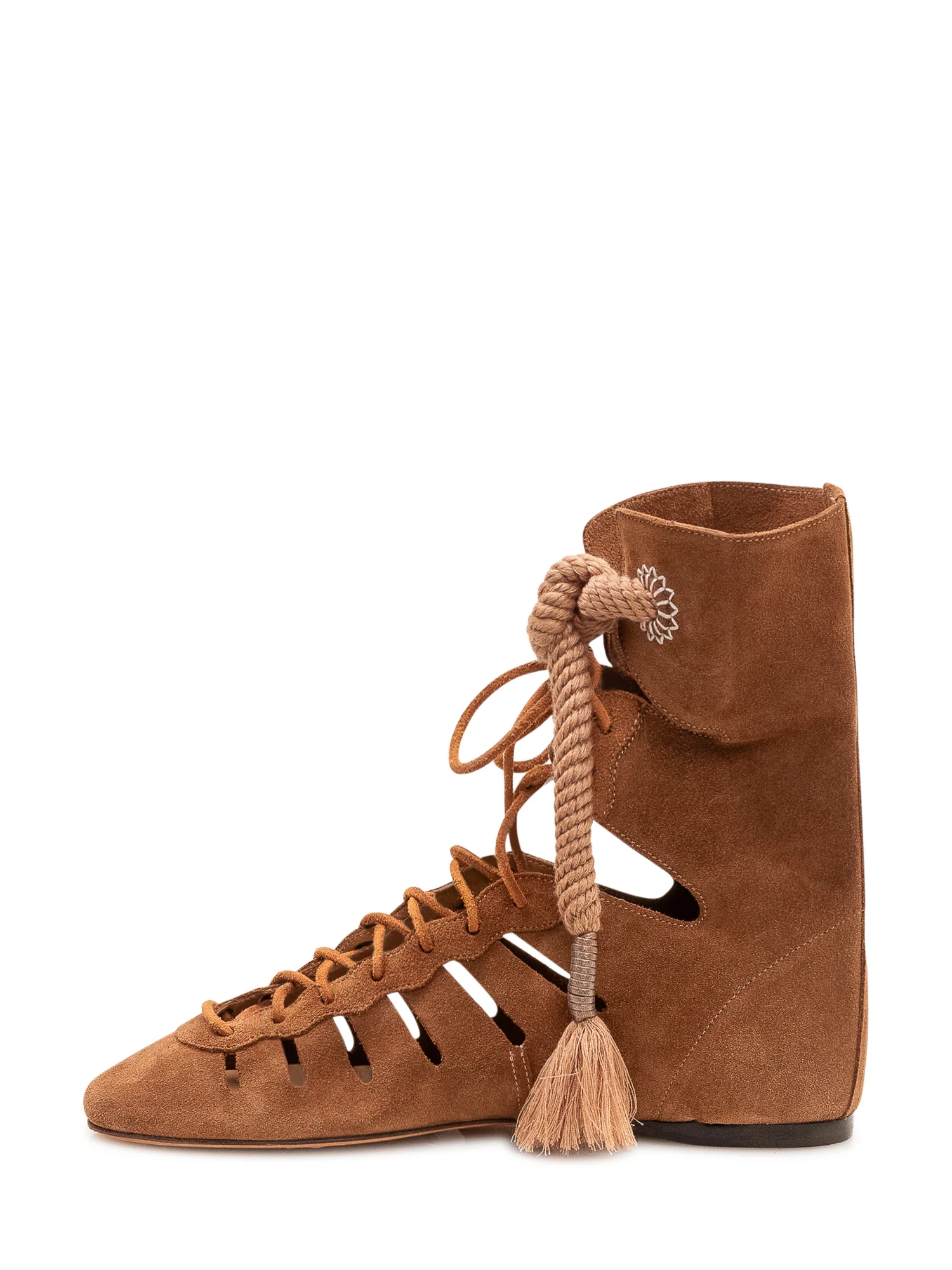 Isabel Marant Mini Ankle Boots with Fringe and Decorative Elements - Image 4