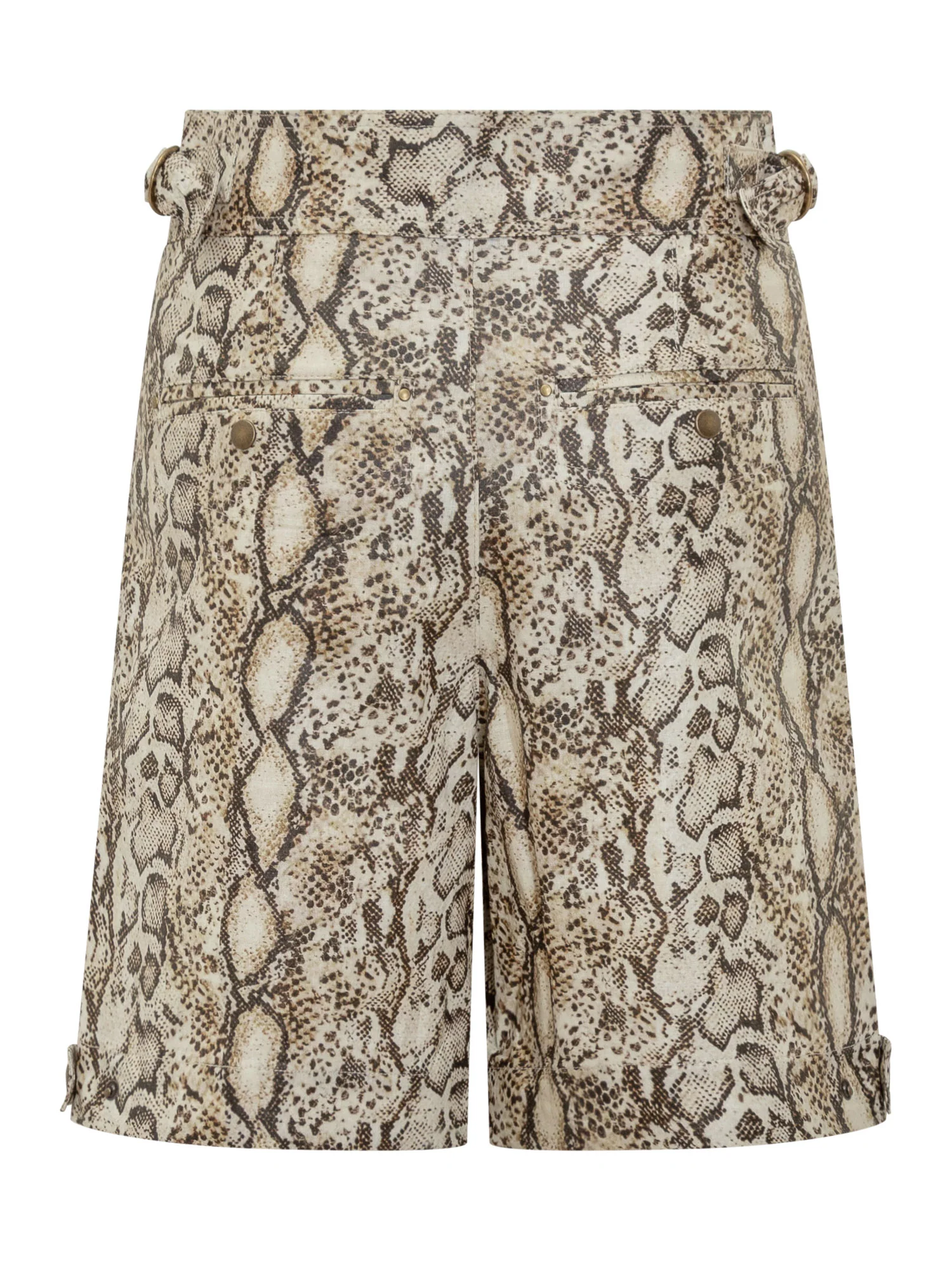 Isabel Marant Mini Linen-Blend Shorts - Image 2