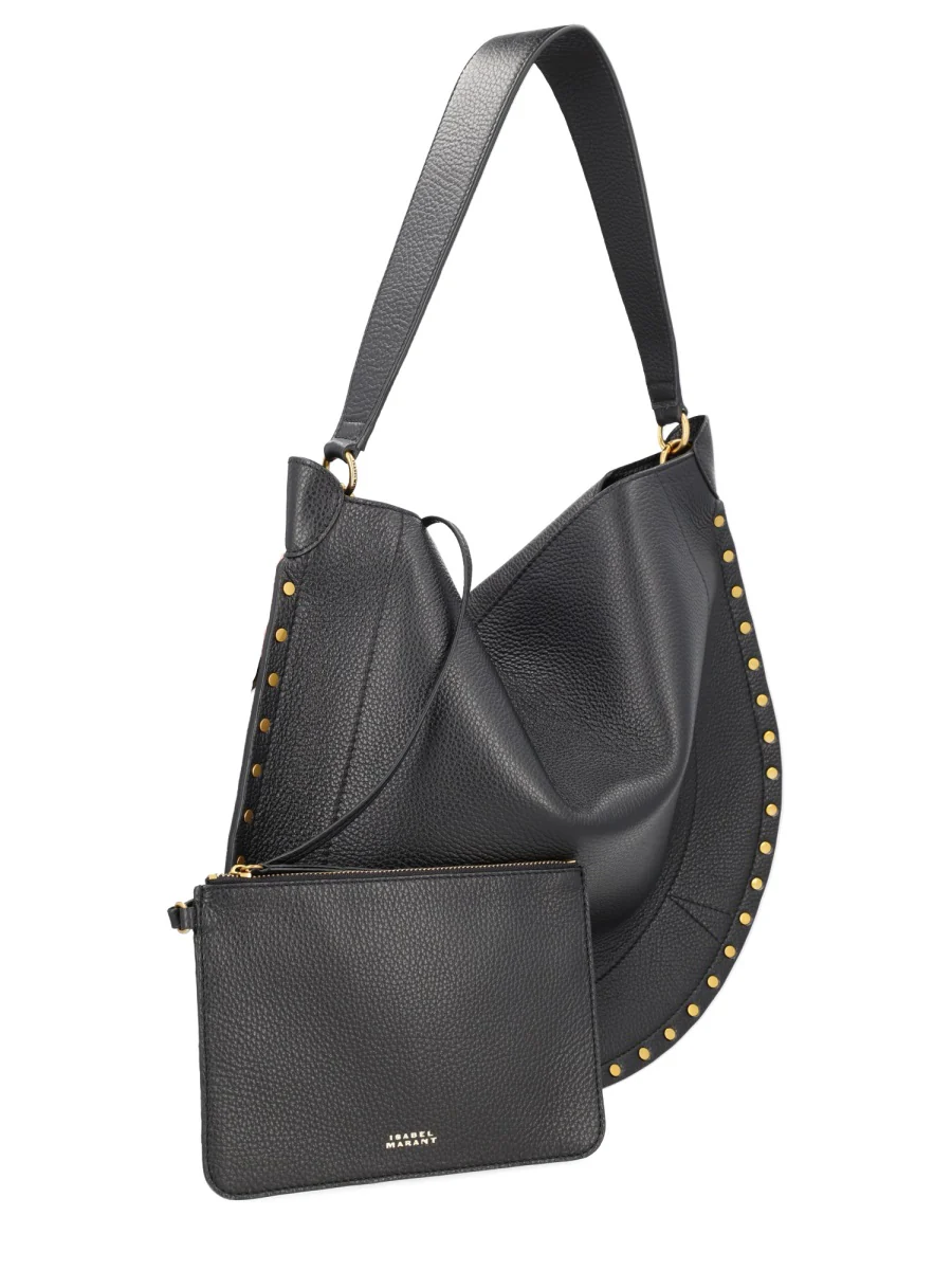 ISABEL MARANT OSKAN HOBO SOFT GRAINED LEATHER BAG - Image 3