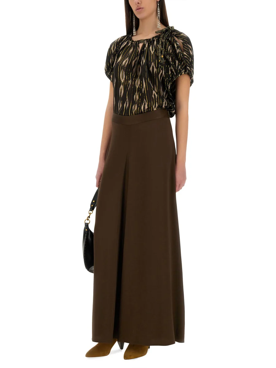 ISABEL MARANT Satin Kayana Long Skirt - Image 2