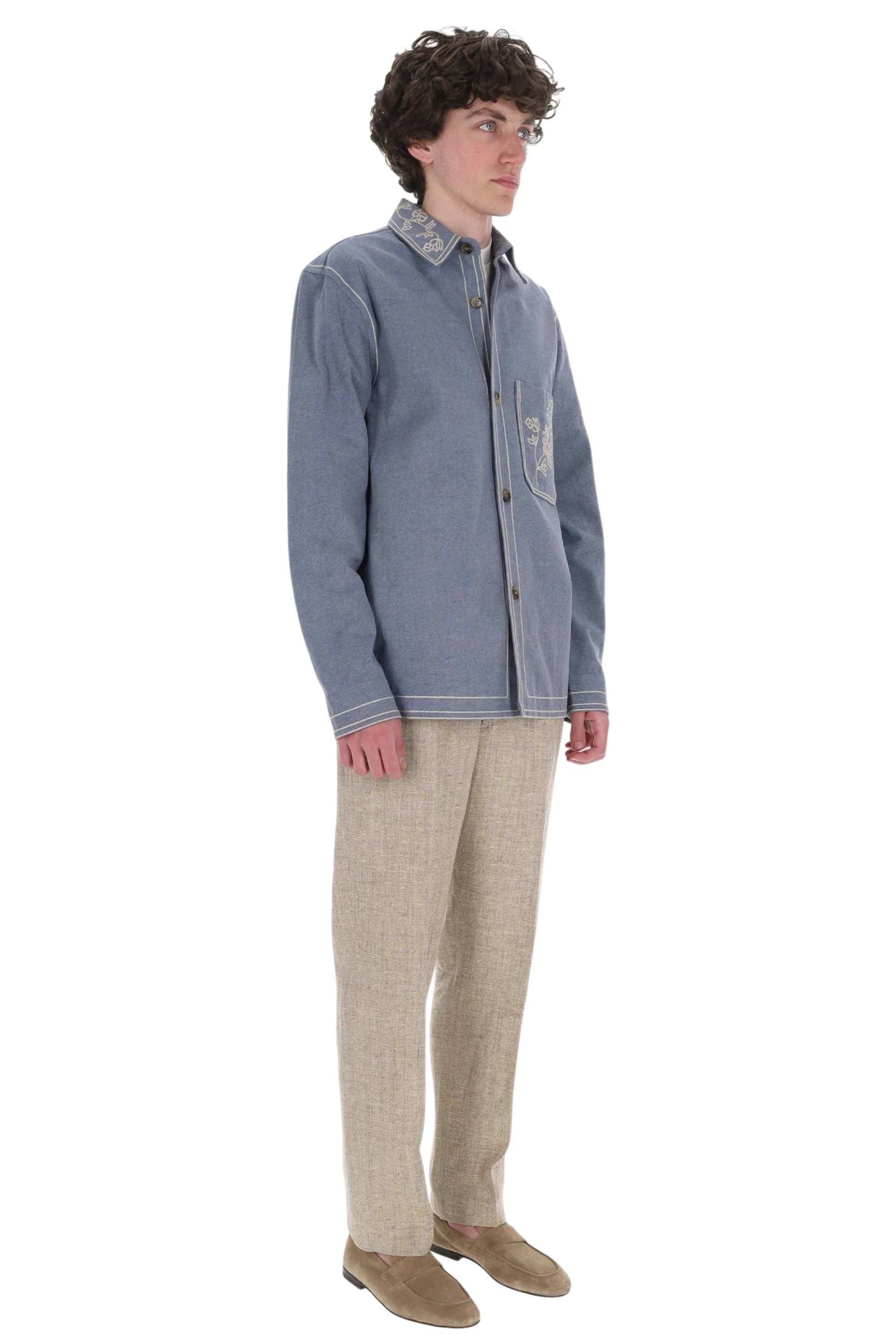Isabel Marant Stylish Men's Denim Coat - Image 3