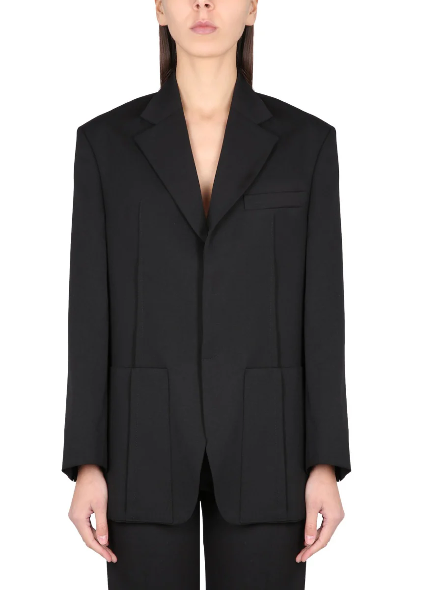 JACQUEMUS La Veste D'Homme Oversized Blazer - Image 6