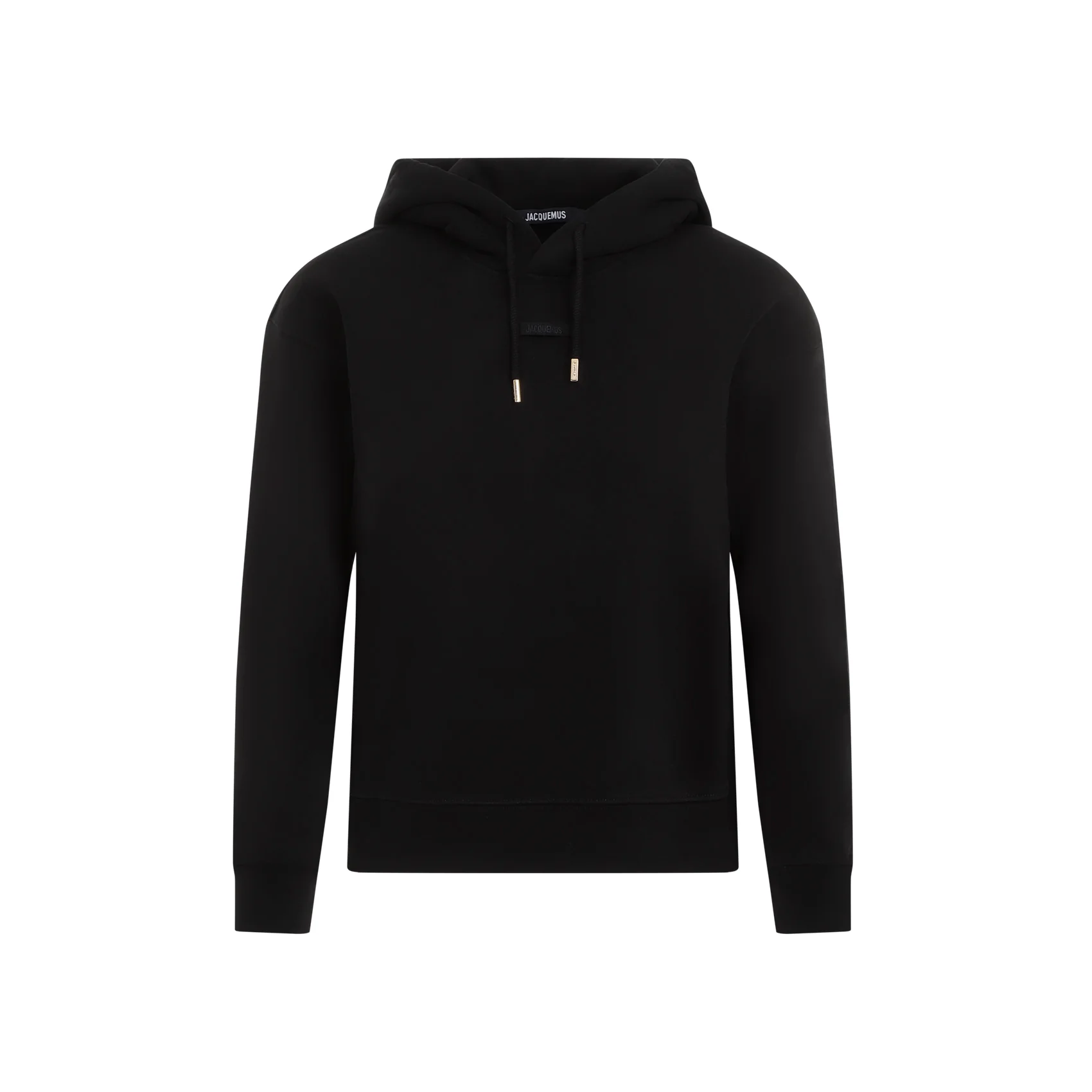 JACQUEMUS Le Hoodie Gros Grain Cotton Crop Hoodie - Image 2