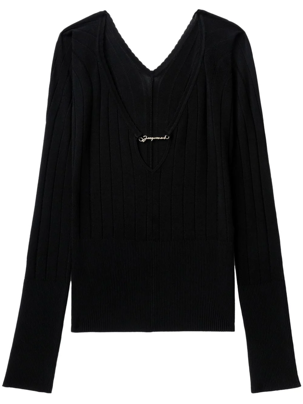 JACQUEMUS Le T-shirt Pralùce Cropped Top