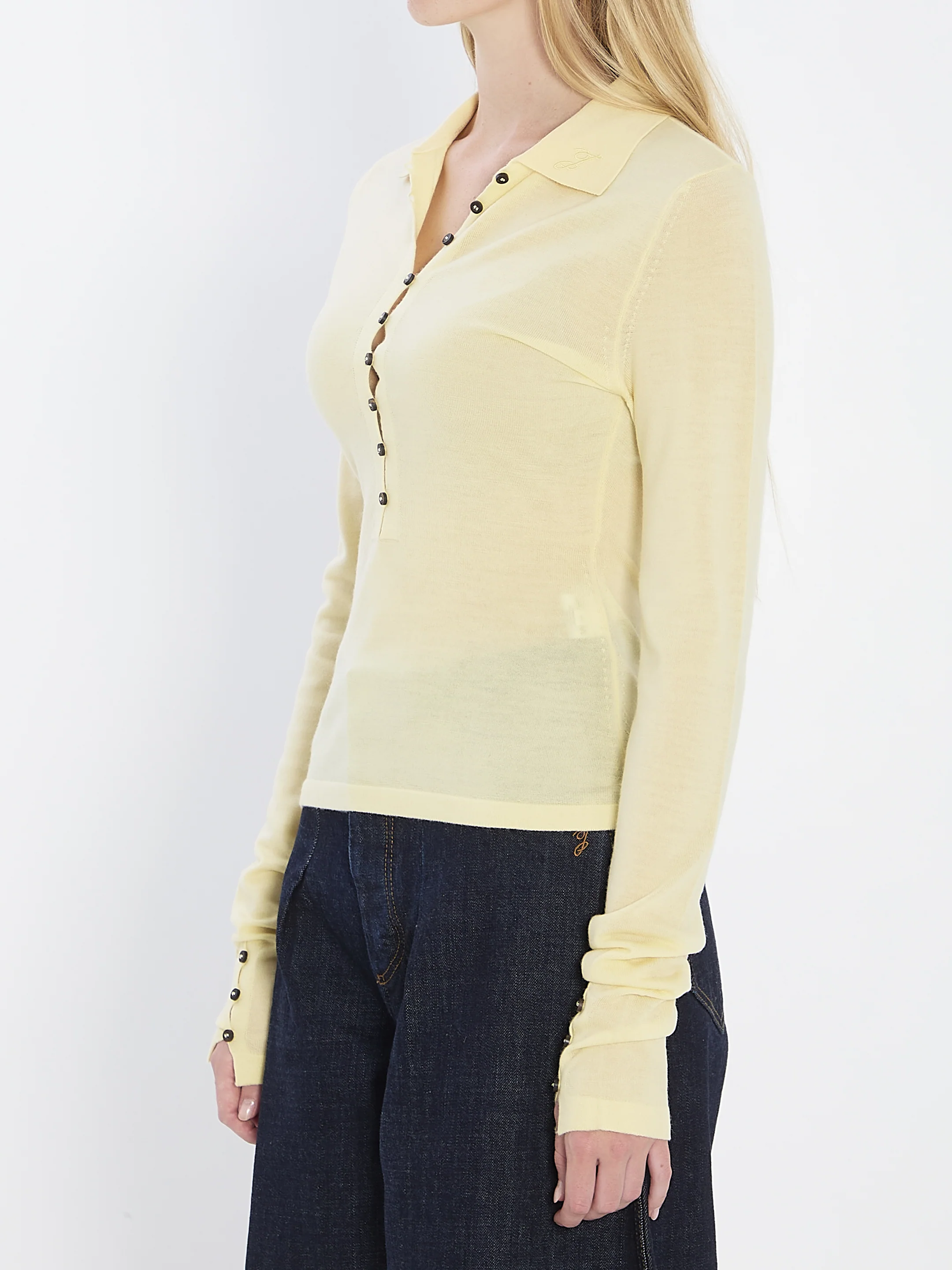 Jacquemus Merino Wool Mini Sweater - Image 5